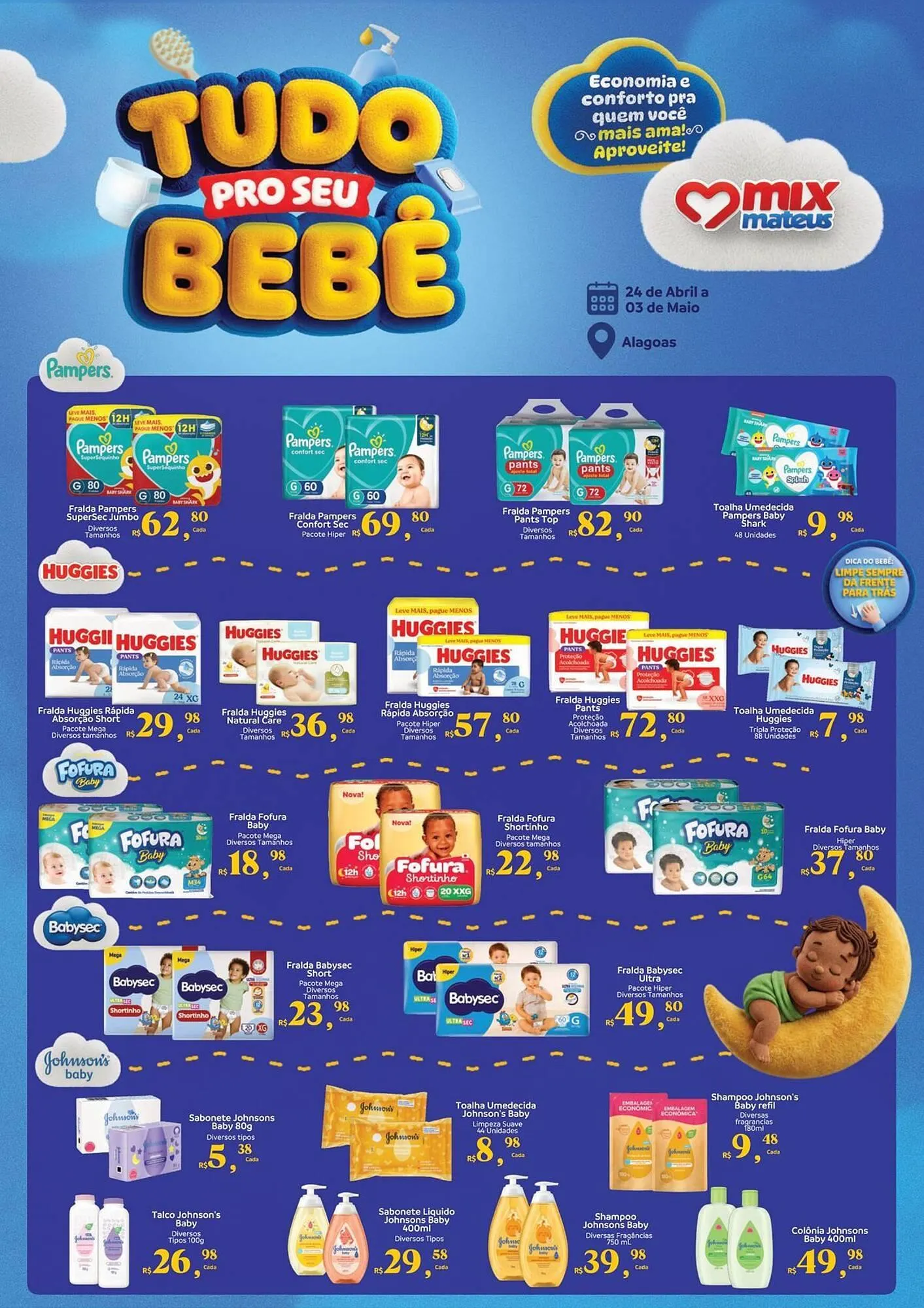 Encarte de Catálogo Supermercados Mateus 23 de abril até 3 de maio 2026 - Pagina 1