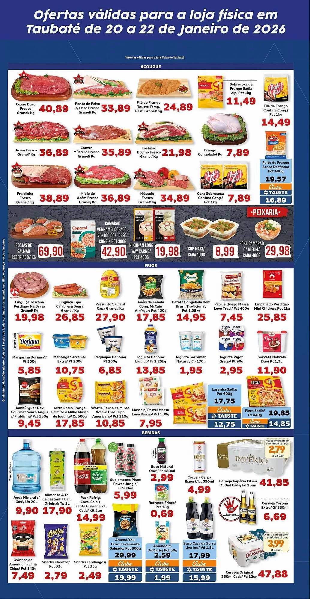 Encarte de Catálogo Supermercados Tauste 20 de janeiro até 22 de janeiro 2026 - Pagina 4