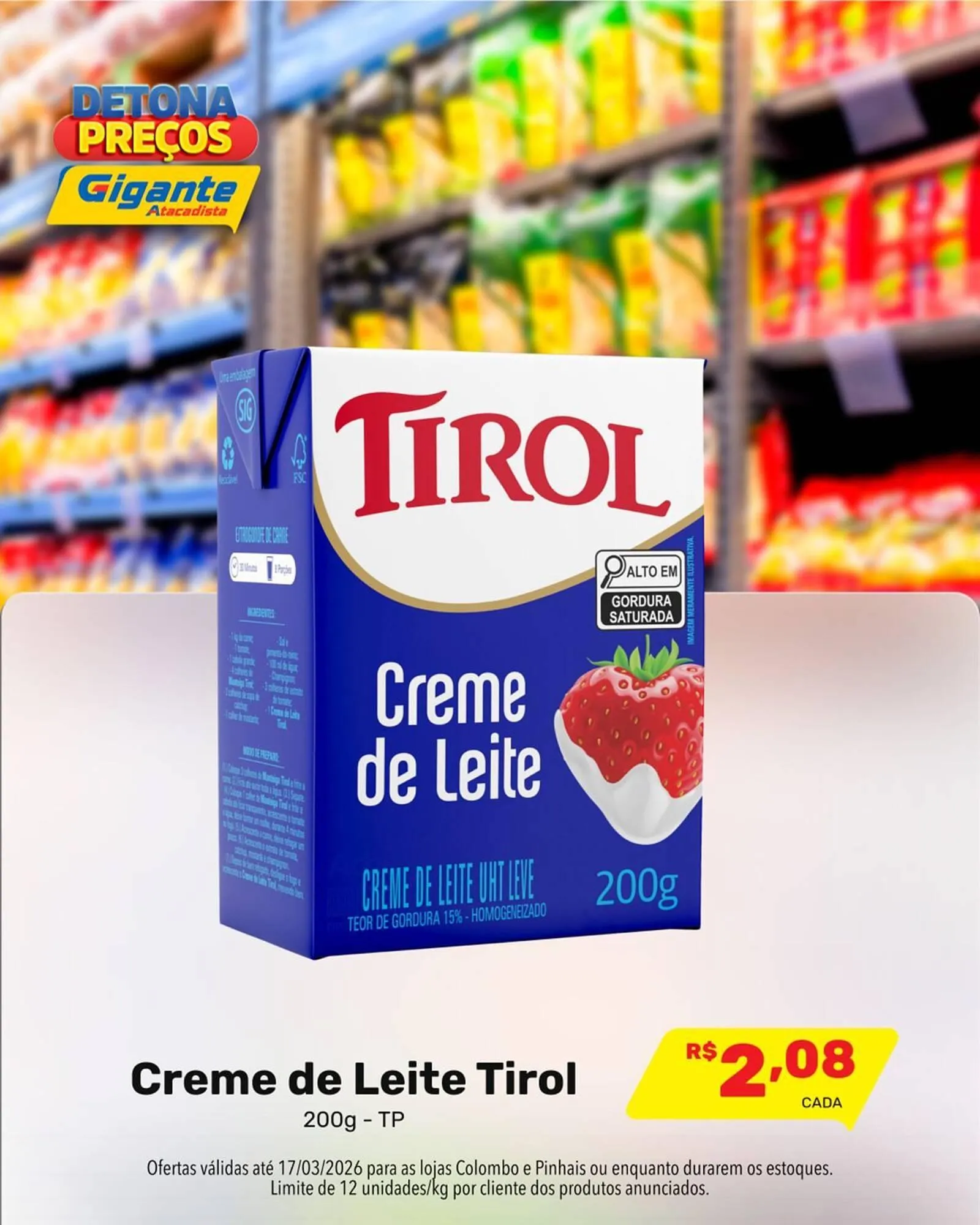 Encarte de Encarte Gigante Atacadista 13 de março até 17 de março 2026 - Pagina 1