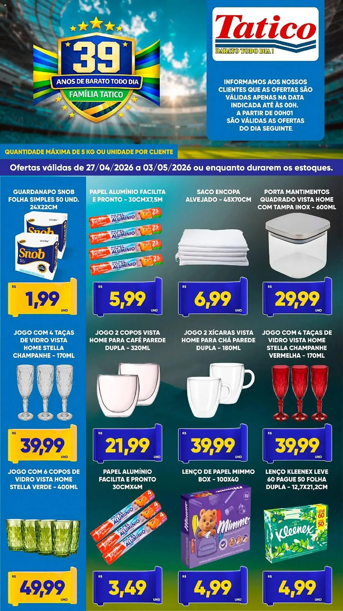 Encarte de Tabloide Tatico 27 de abril até 4 de maio 2026 - Pagina 9