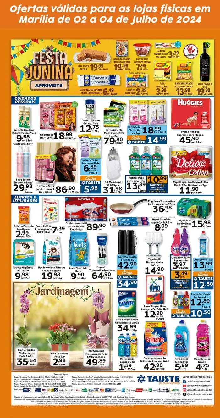 Encarte de Ofertas Tauste Marília 2 de julho até 4 de julho 2024 - Pagina 5