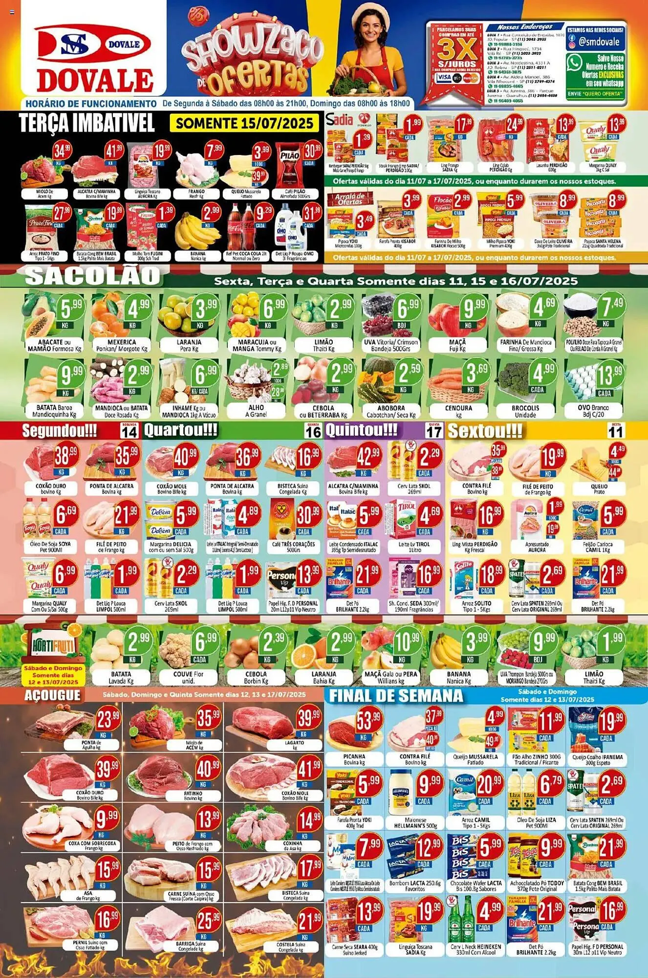 Encarte de Catálogo Dovale 11 de julho até 17 de julho 2025 - Pagina 1
