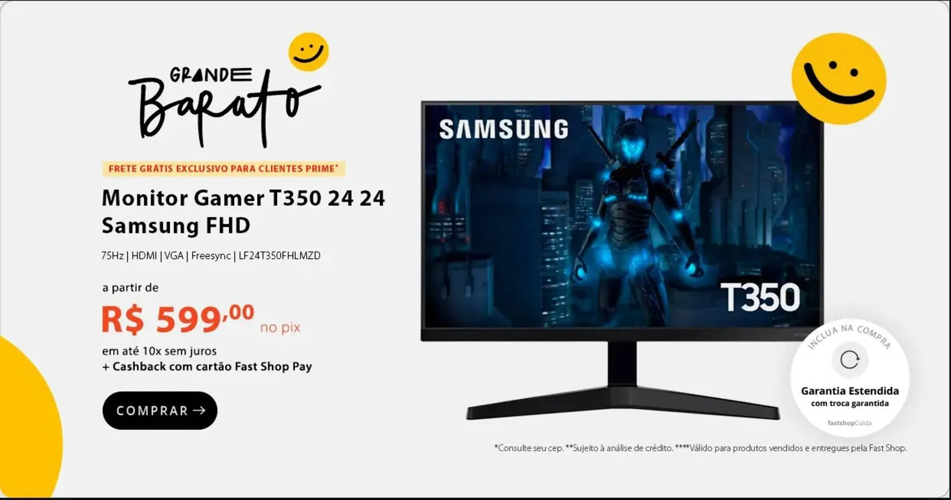 Encarte de Catálogo Fast Shop 7 de abril até 26 de abril 2025 - Pagina 1