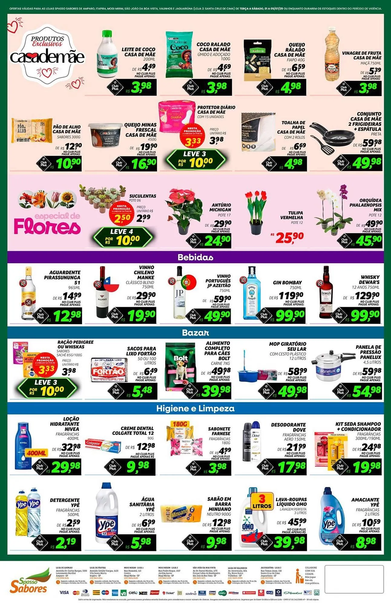 Encarte de Catálogo Spasso Sabores 1 de julho até 5 de julho 2025 - Pagina 3