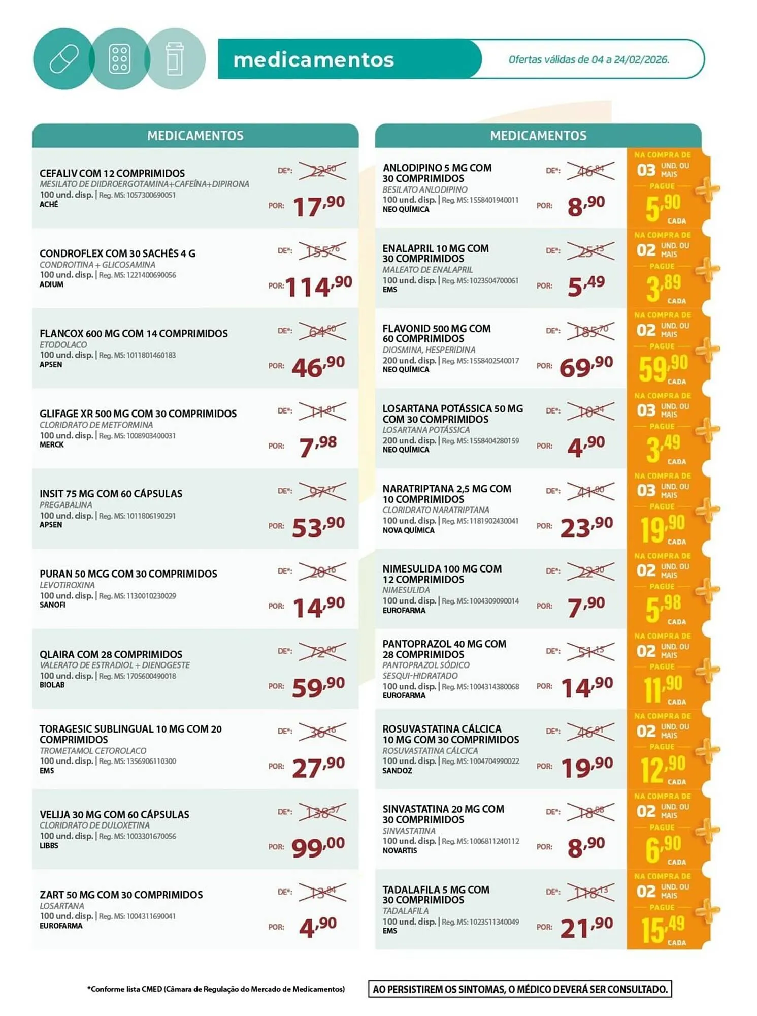Encarte de Tabloide Cooper 4 de fevereiro até 24 de fevereiro 2026 - Pagina 6