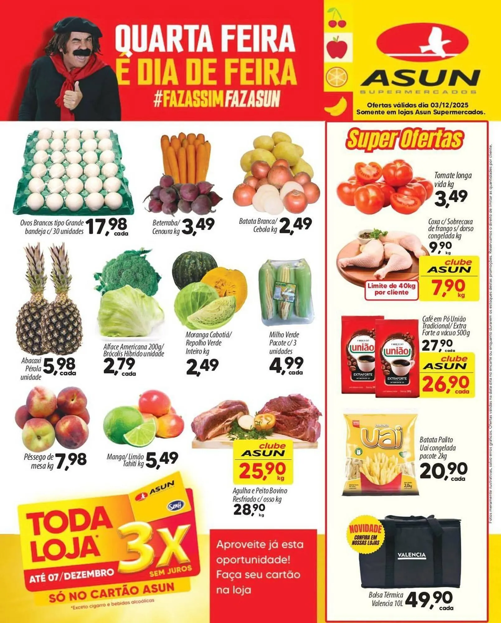 Encarte de Encarte Asun 3 de dezembro até 7 de dezembro 2025 - Pagina 1