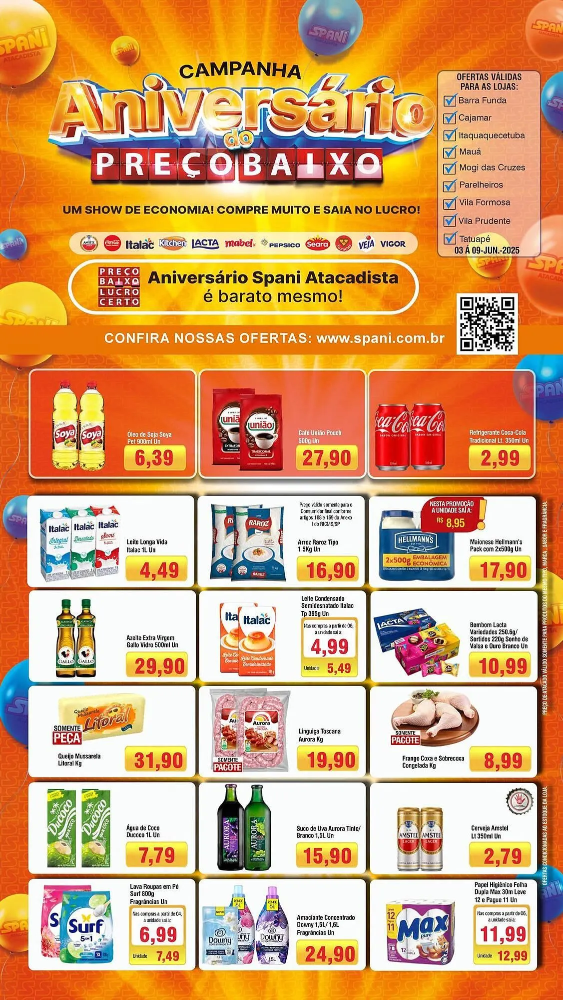 Encarte de Catálogo Spani Atacadista 3 de junho até 9 de junho 2025 - Pagina 1