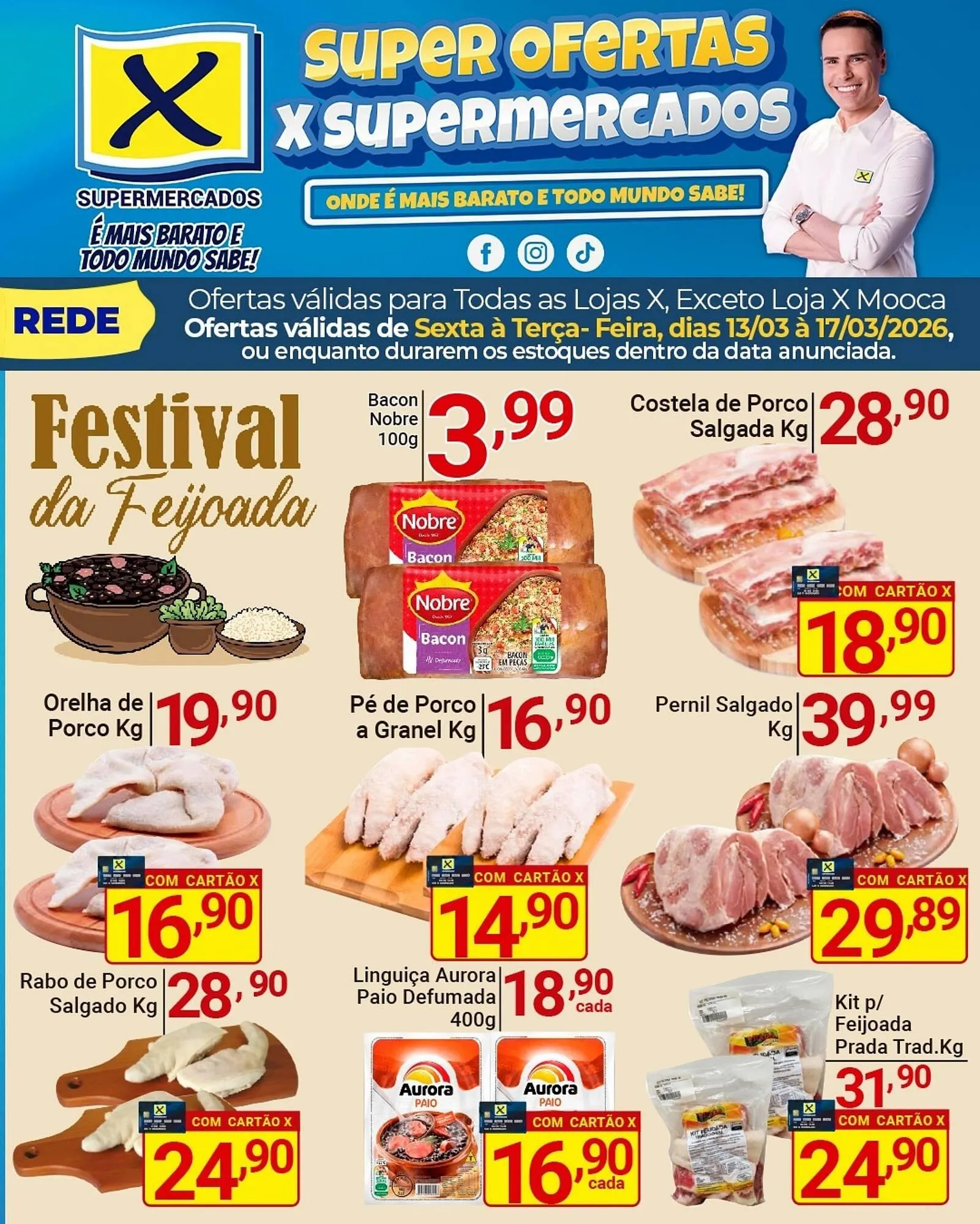Encarte de Folheto X Supermercados 13 de março até 17 de março 2026 - Pagina 3