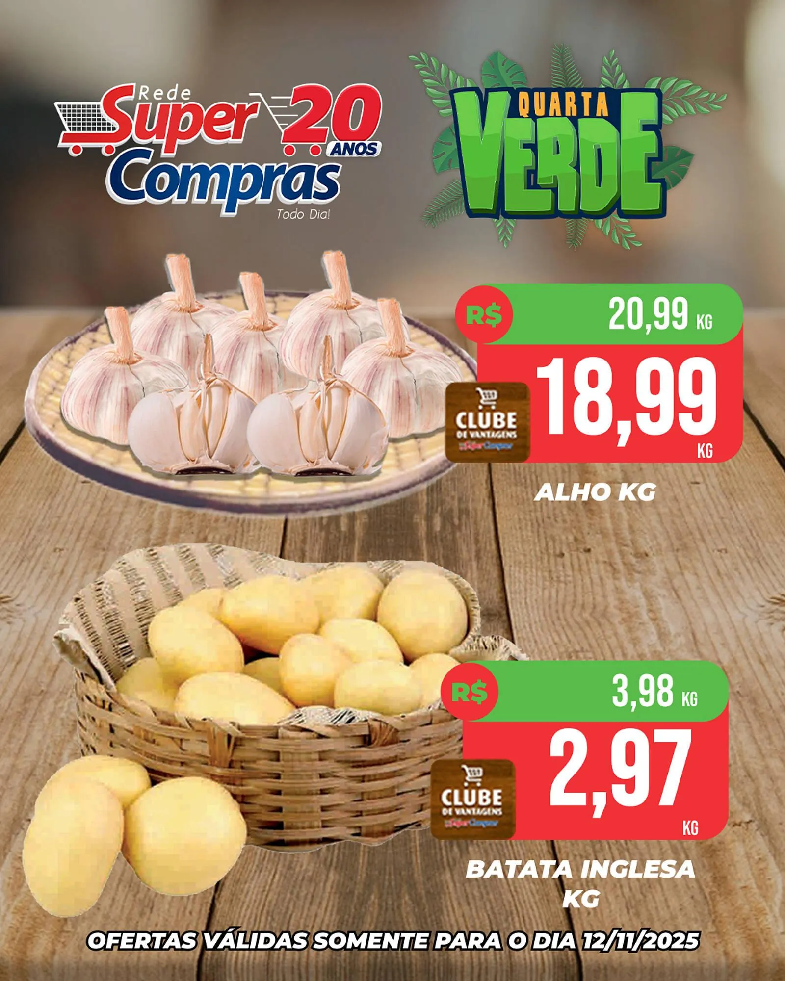 Encarte de Encarte Rede Super Compras 12 de novembro até 12 de novembro 2025 - Pagina 1