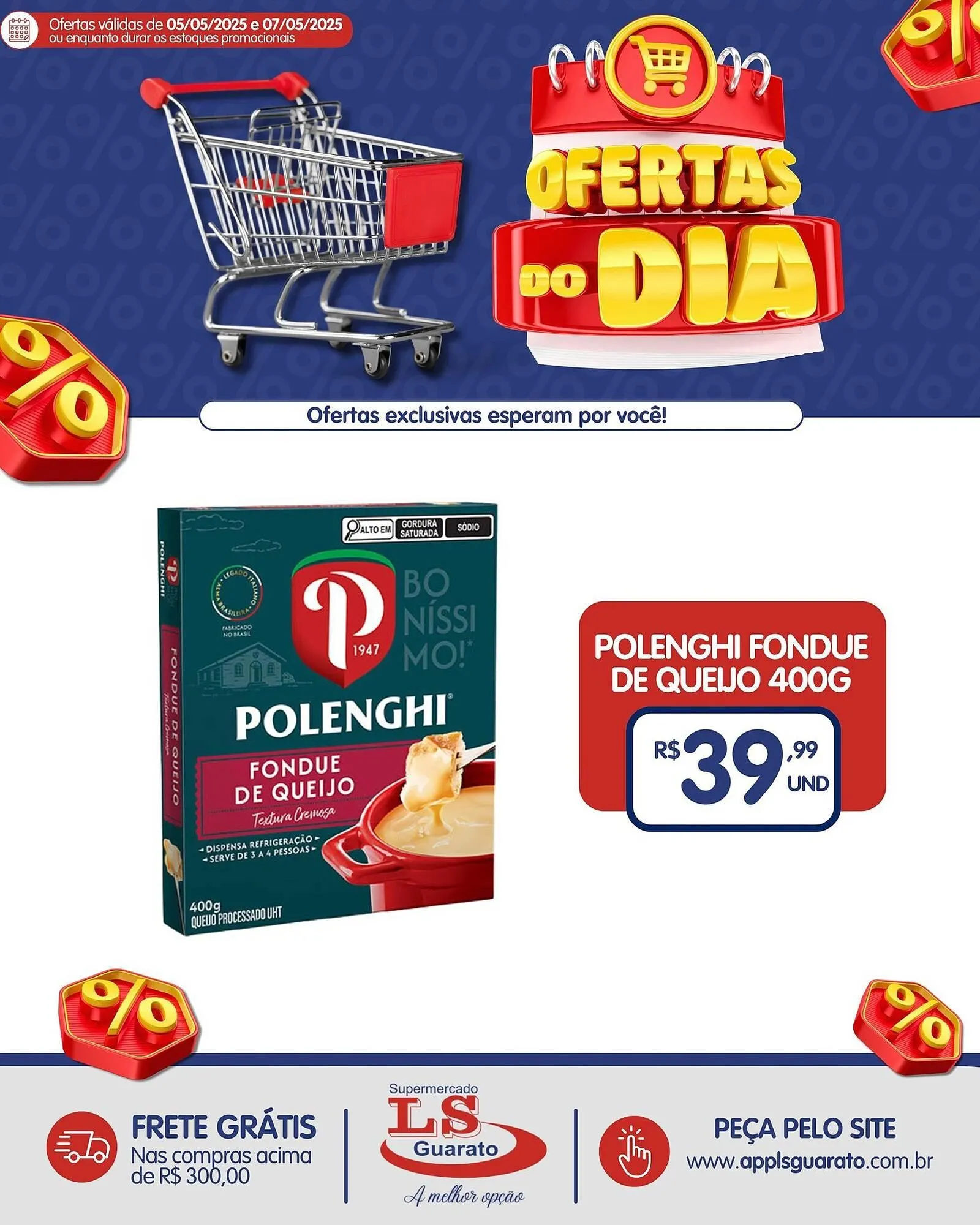 Encarte de Catálogo Supermercado LS Guarato 5 de maio até 7 de maio 2025 - Pagina 3