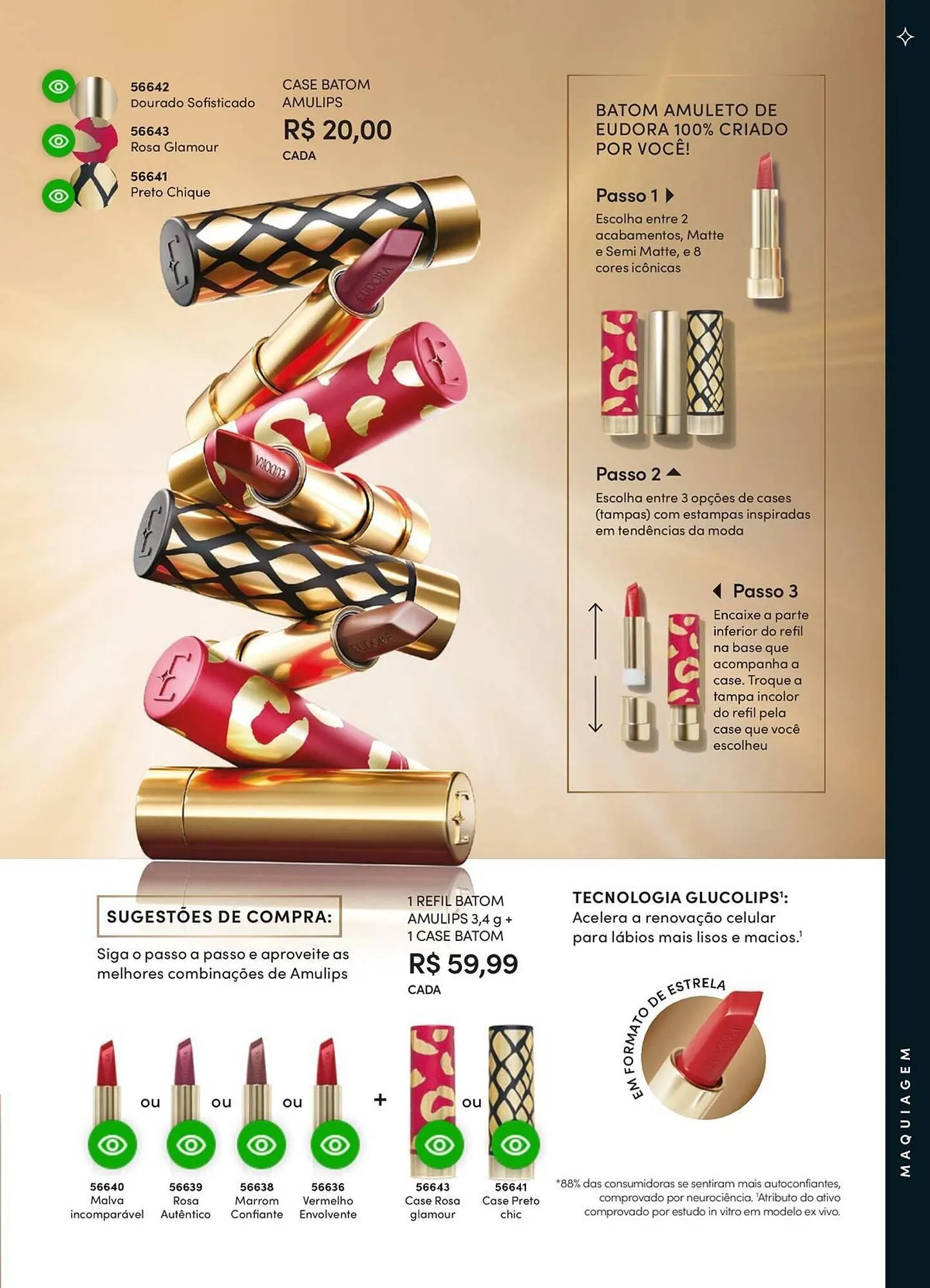 Encarte de Catálogo Eudora 4 de junho até 30 de junho 2025 - Pagina 37