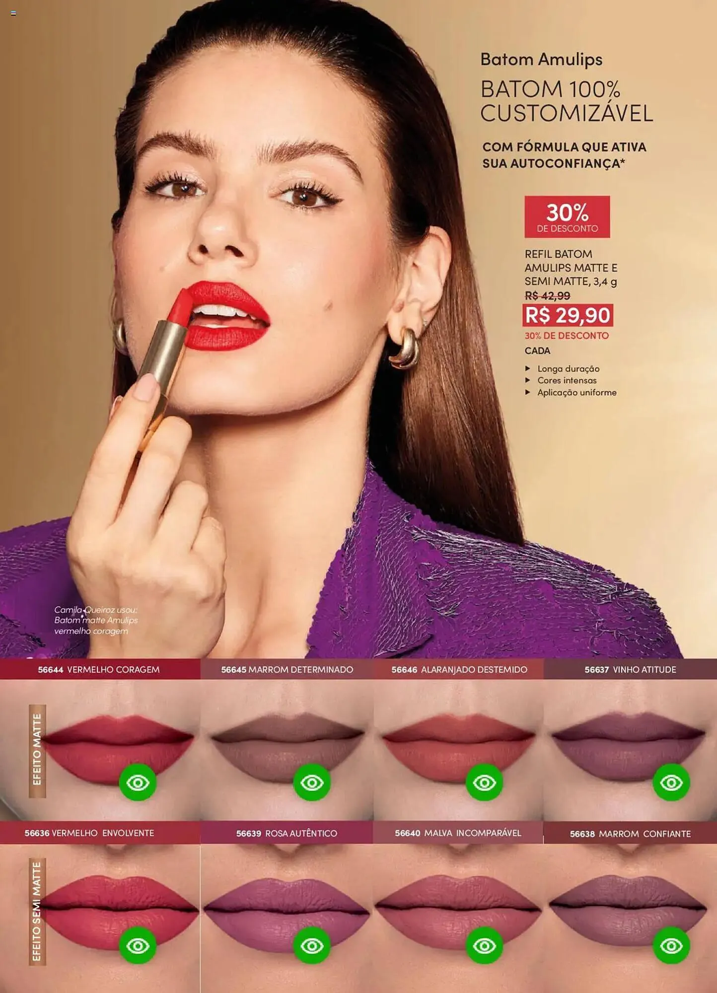 Encarte de Catálogo Eudora 25 de junho até 17 de julho 2025 - Pagina 44