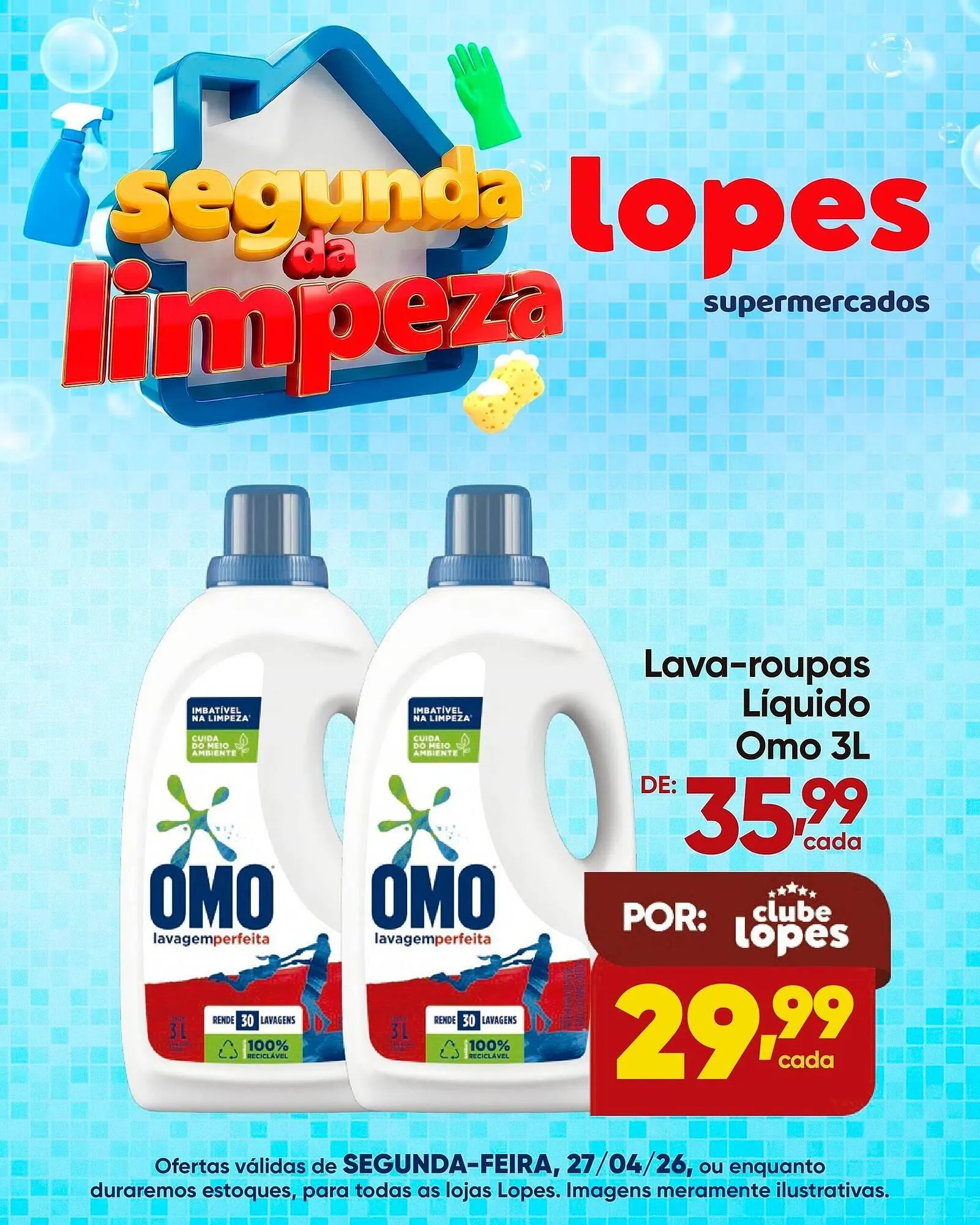 Encarte de Folheto Lopes Supermercados 27 de abril até 27 de abril 2026 - Pagina 3