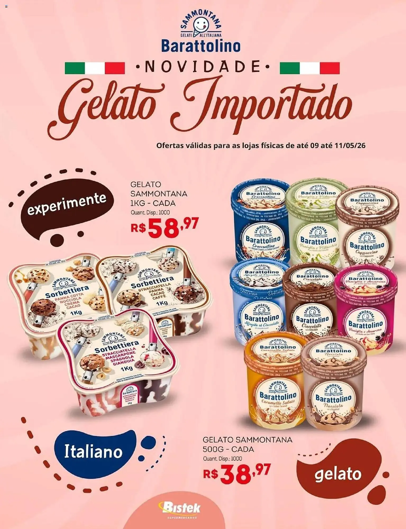 Encarte de Encarte Bistek Supermercados 9 de maio até 11 de maio 2026 - Pagina 1
