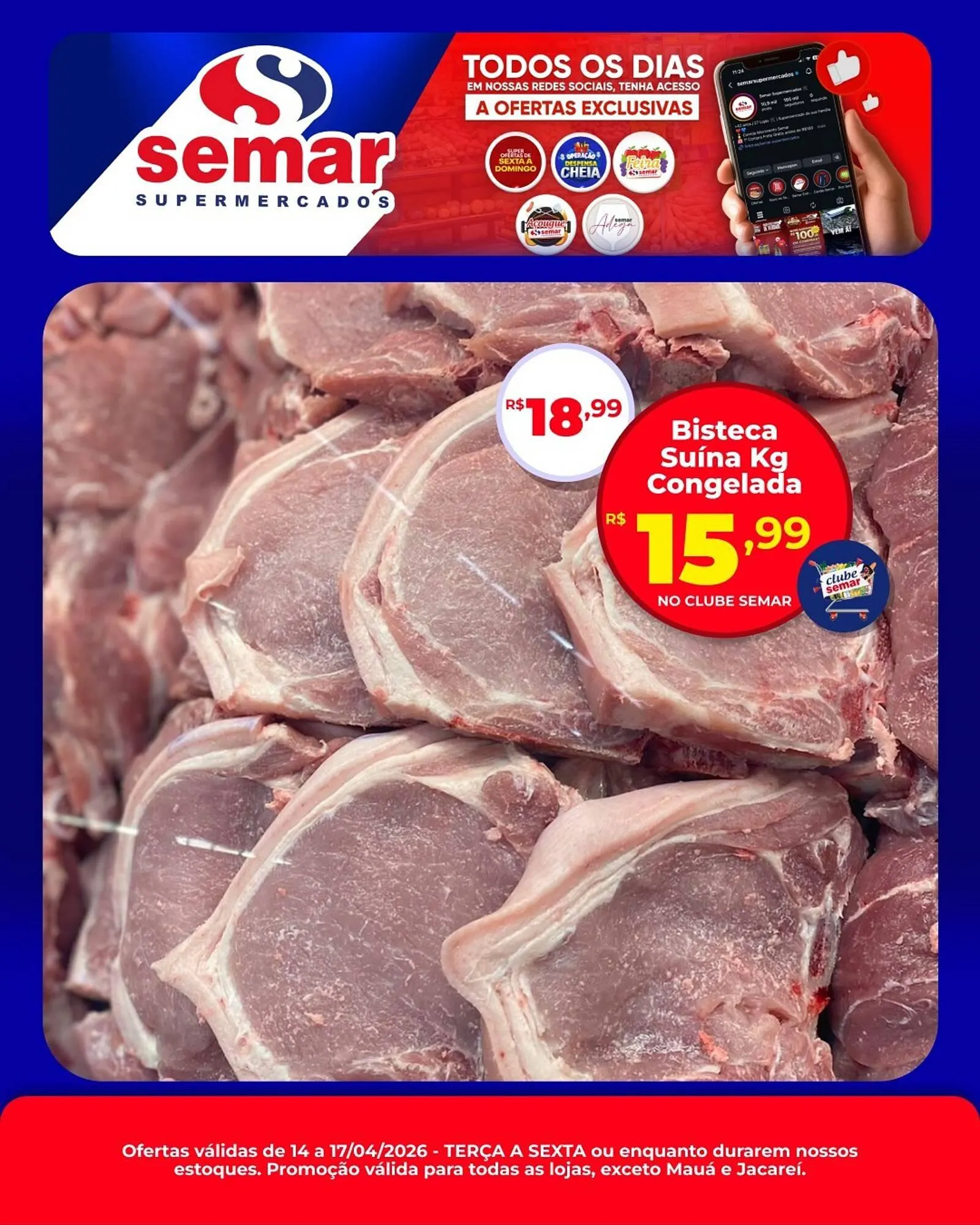 Encarte de Folheto Semar Supermercado 14 de abril até 17 de abril 2026 - Pagina 5