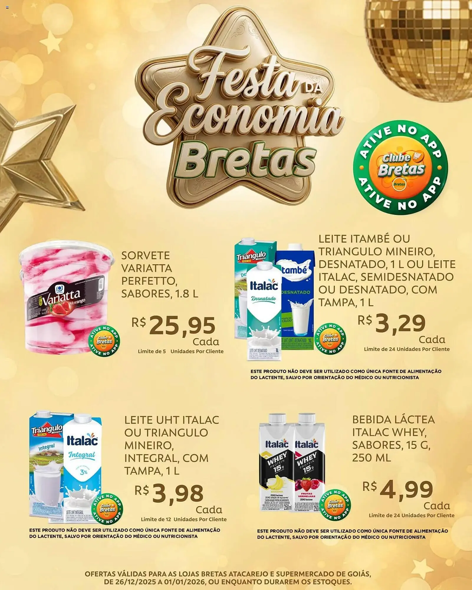 Encarte de Catálogo Supermercados Bretas 26 de dezembro até 1 de janeiro 2026 - Pagina 3