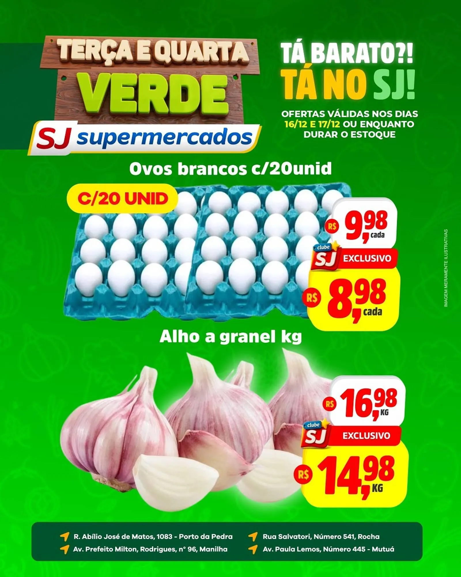 Encarte de Encarte Sj Supermercados 16 de dezembro até 17 de dezembro 2025 - Pagina 1