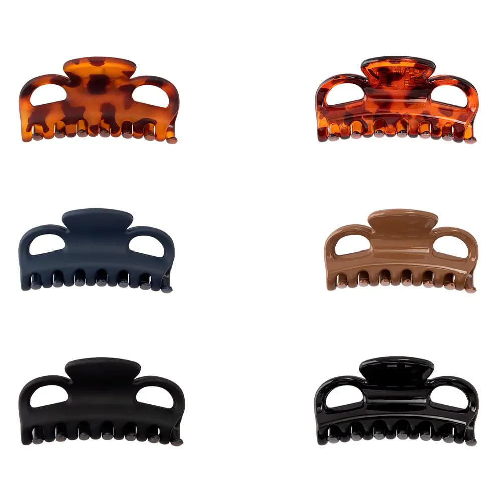 Prendedor Piranha de Cabelo Bella Sortido Plástico 8,7x4,5x5,2cm Ref.LM2110 - honeyhome