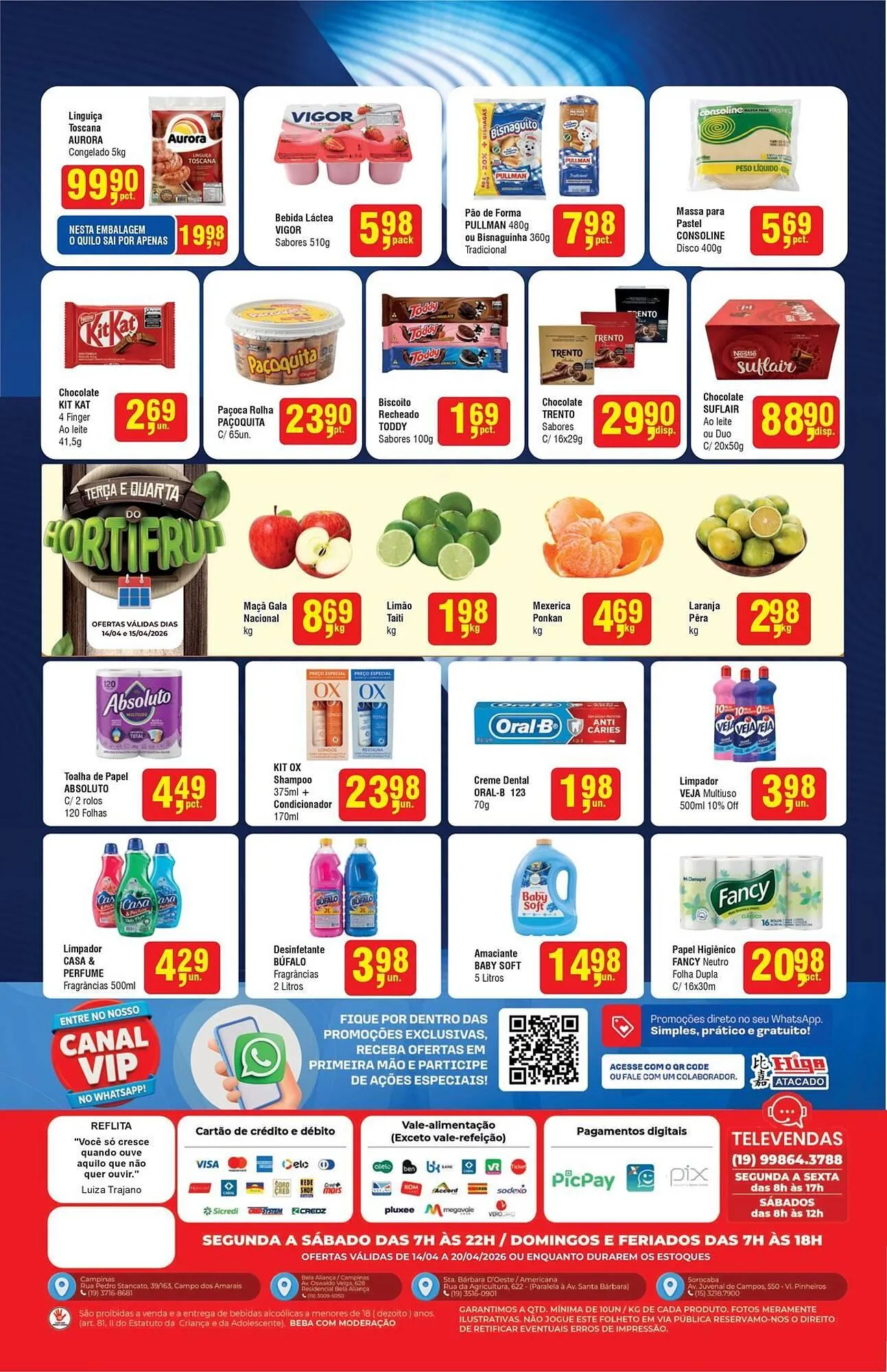 Encarte de Folheto Higa Atacado 14 de abril até 20 de abril 2026 - Pagina 2