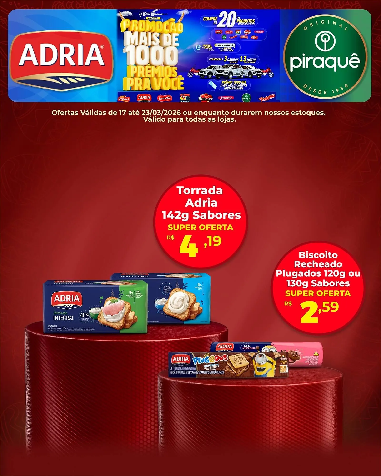 Encarte de Folheto Semar Supermercado 17 de março até 23 de março 2026 - Pagina 2