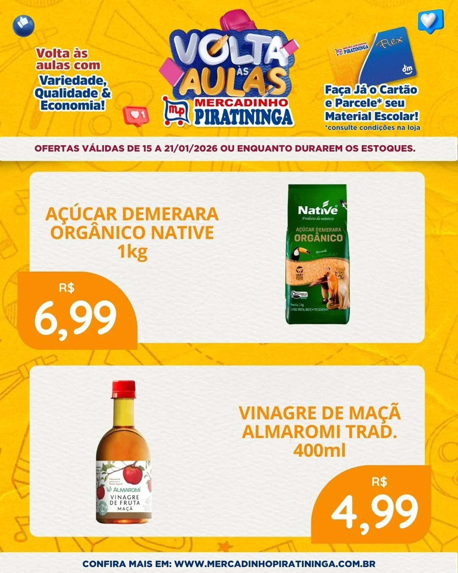 Encarte de Catálogo Mercadinho Piratininga 15 de janeiro até 21 de janeiro 2026 - Pagina 4