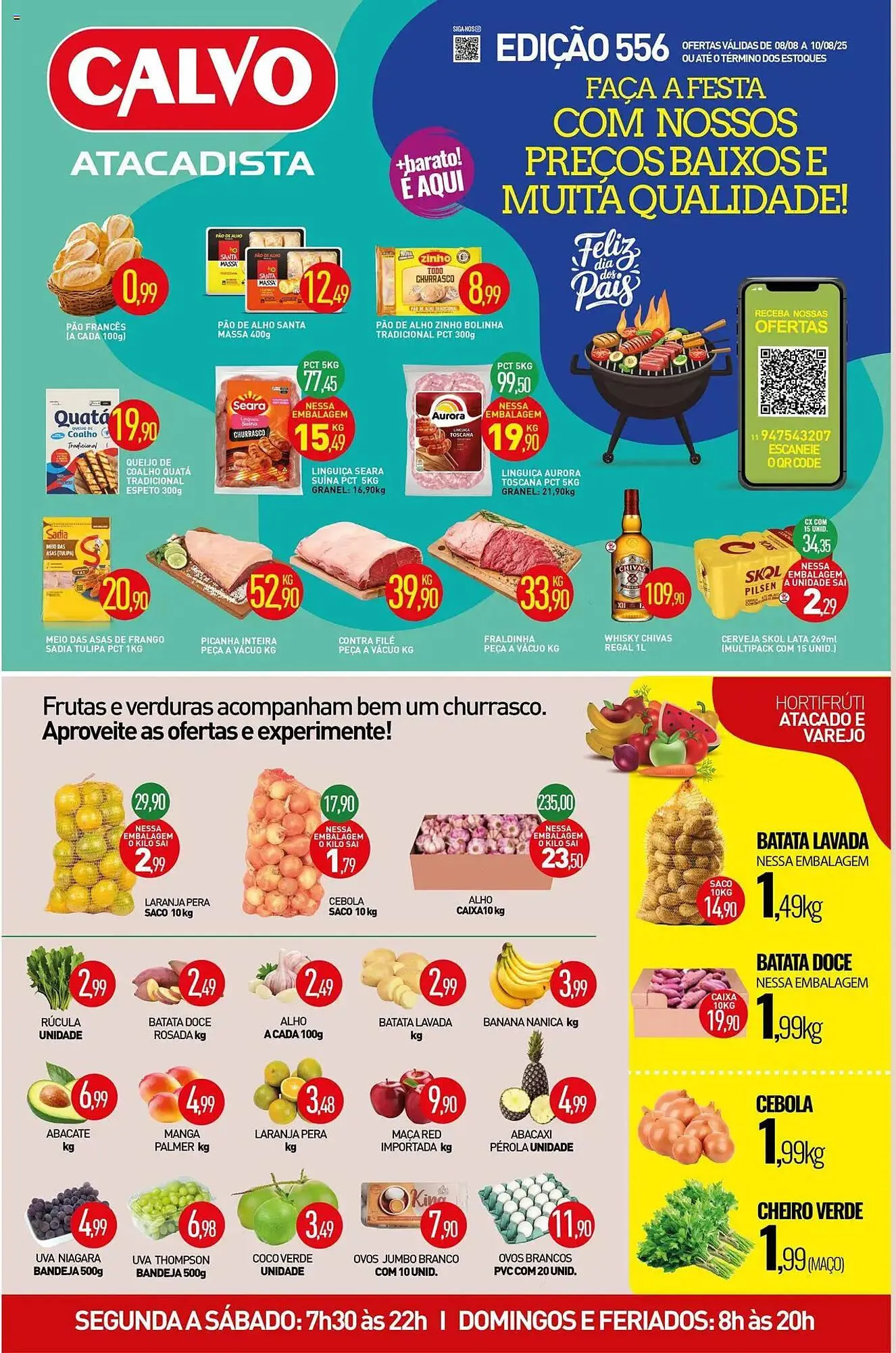 Encarte de Catálogo Calvo Atacadista 8 de agosto até 11 de agosto 2025 - Pagina 1
