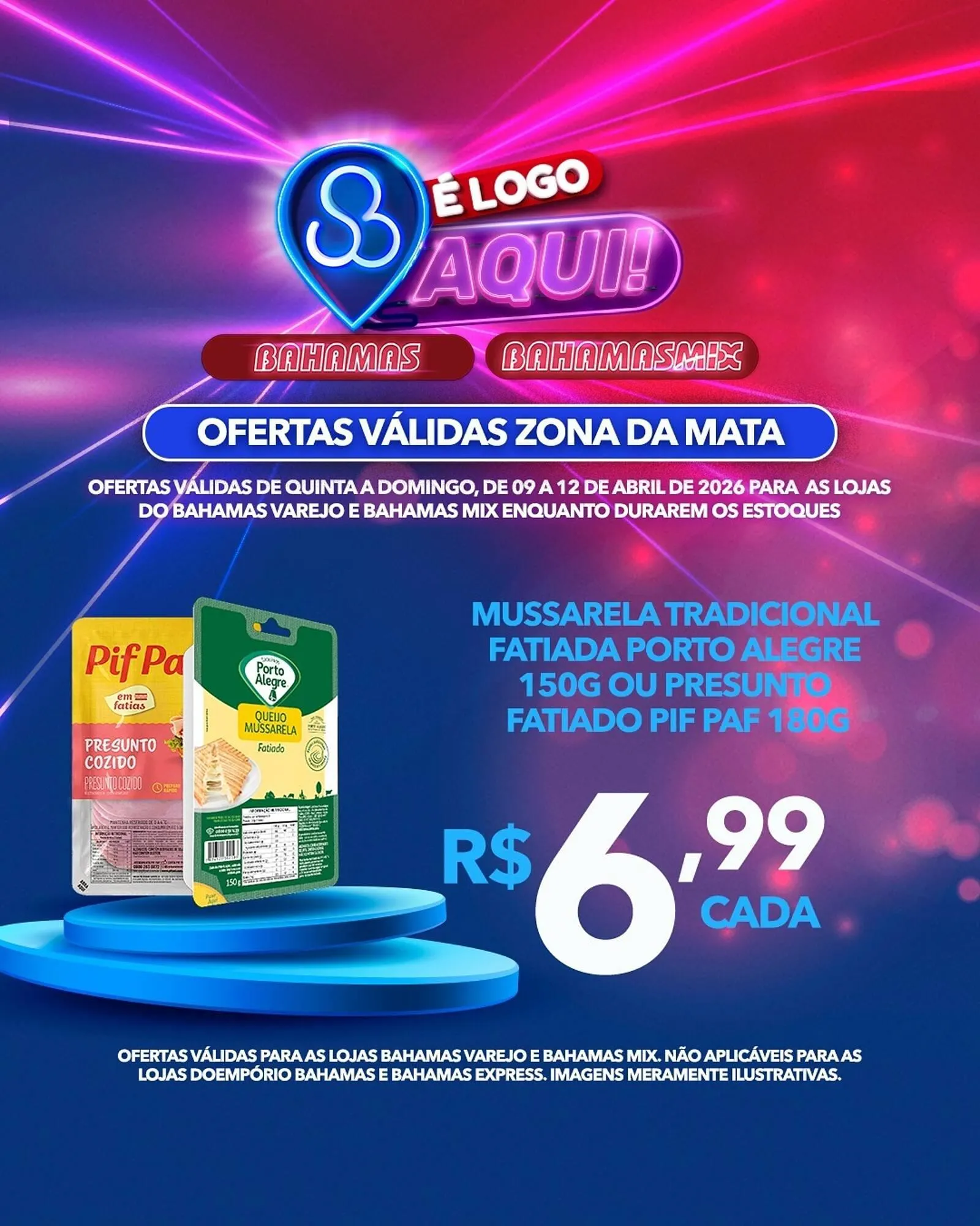 Encarte de Catálogo Bahamas Supermercados 9 de abril até 12 de abril 2026 - Pagina 1