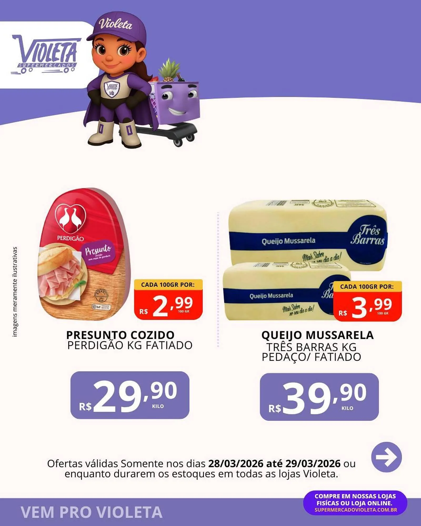 Encarte de Catálogo Violeta Supermercados 27 de março até 29 de março 2026 - Pagina 5
