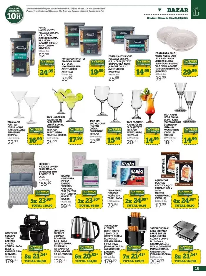 Encarte de Tabloide Quinzenal 16 de abril até 29 de abril 2025 - Pagina 15