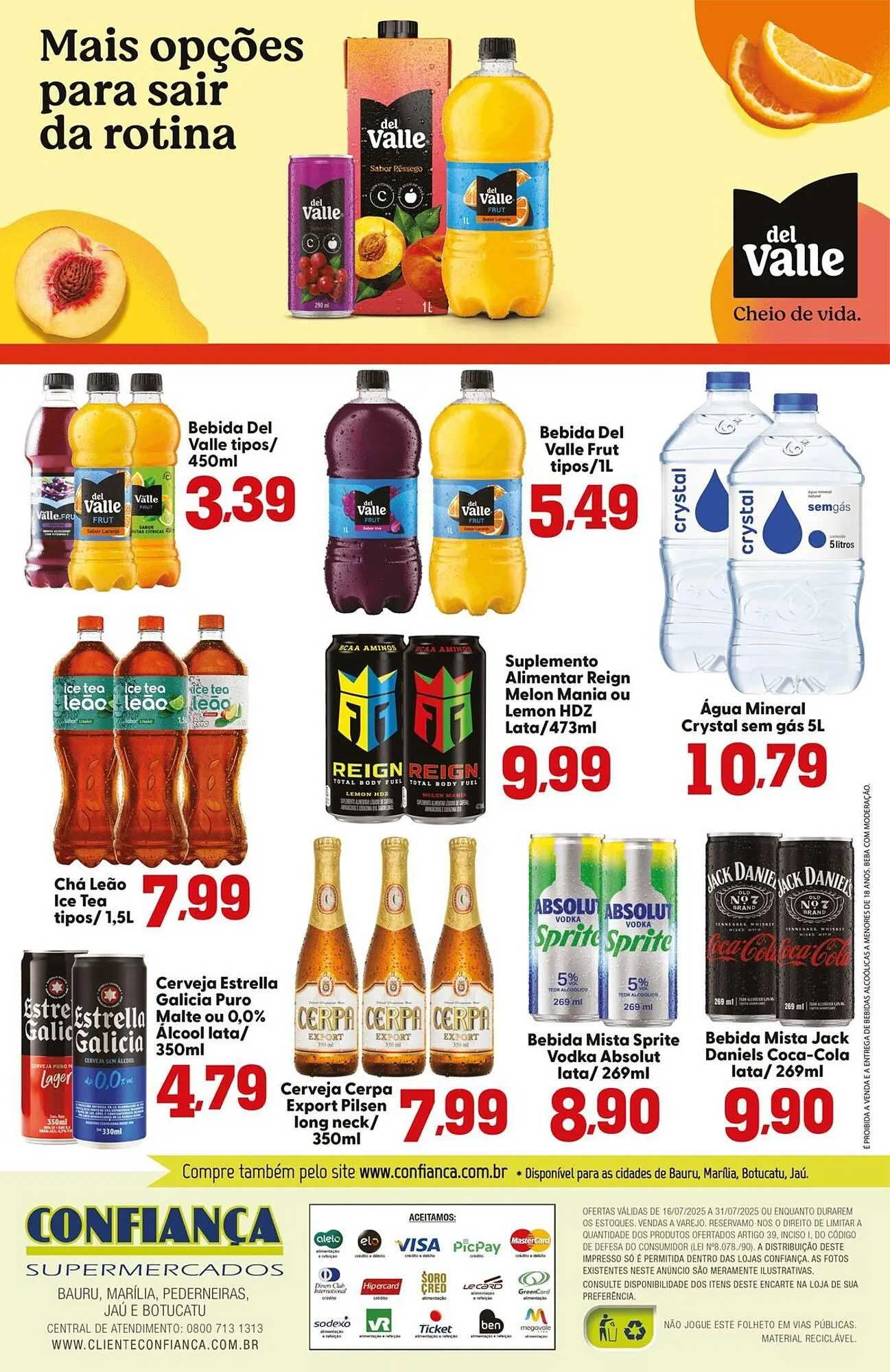 Encarte de Catálogo Confiança Supermercados 16 de julho até 31 de julho 2025 - Pagina 4