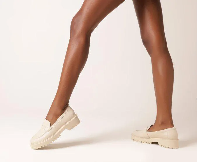 Mocassim Tratorado Branco Kiara