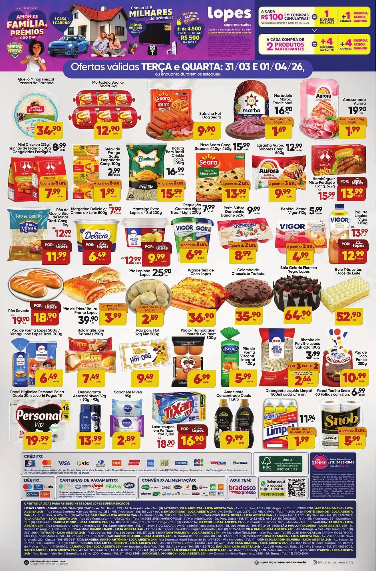 Encarte de Folheto Lopes Supermercados 1 de abril até 2 de abril 2026 - Pagina 2