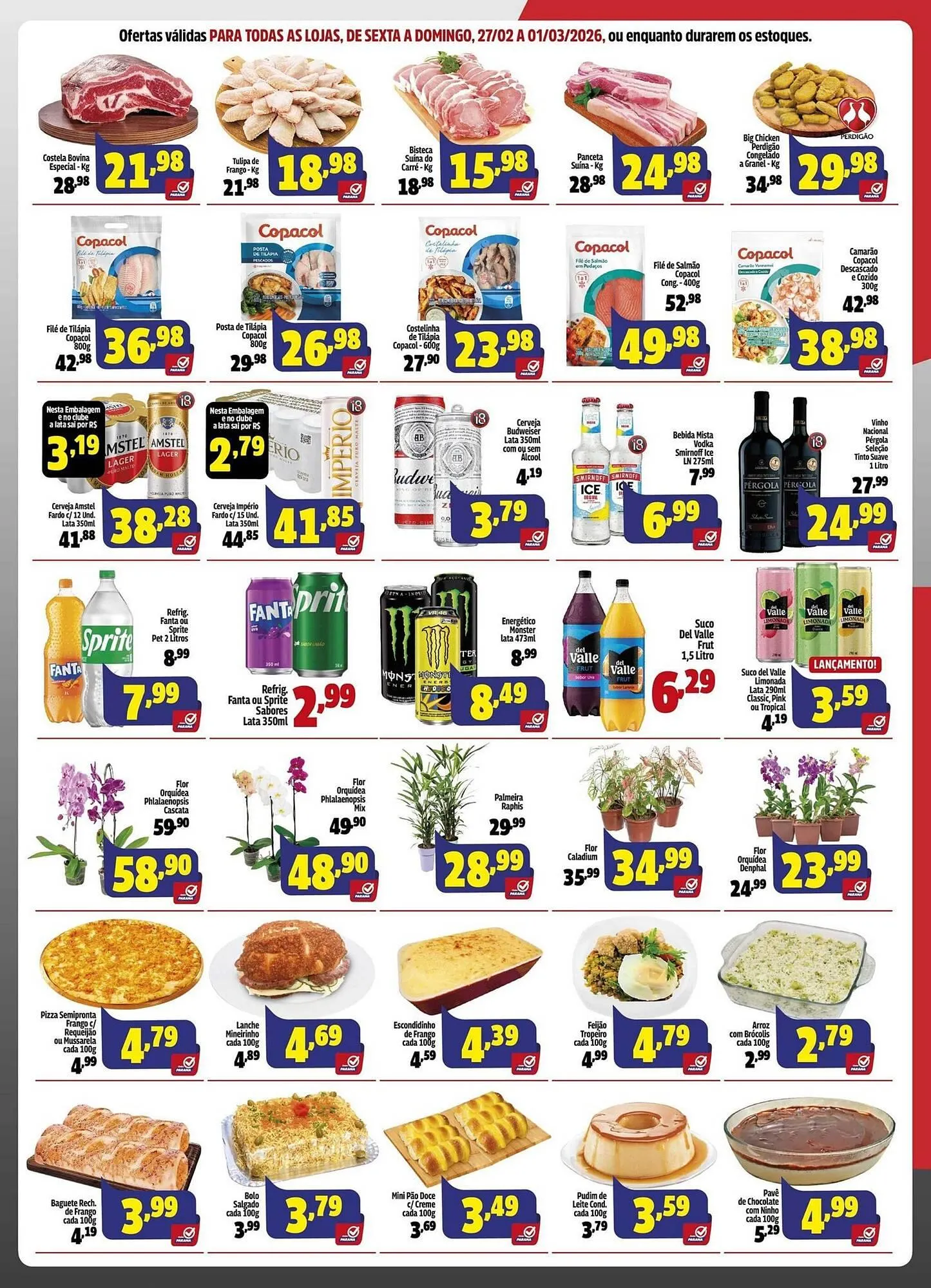 Encarte de Folheto Supermercado Paraná 27 de fevereiro até 1 de março 2026 - Pagina 2