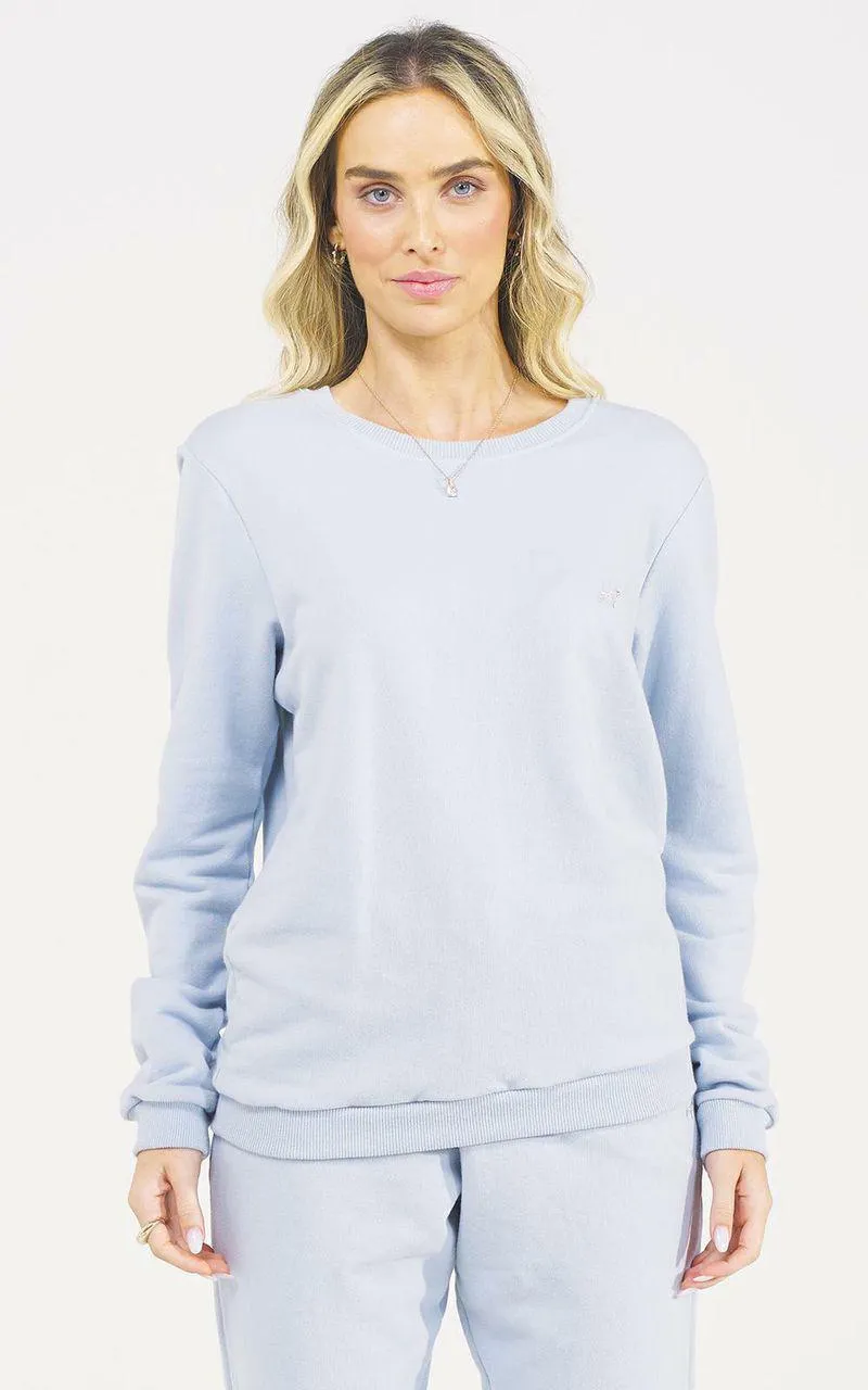 Moletom básico c/ bordado lurex - SERENO