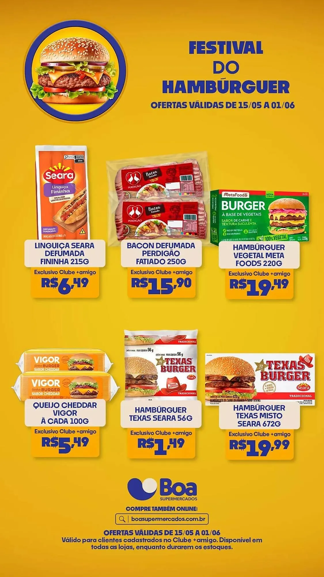 Encarte de Catálogo Boa Supermercados 19 de maio até 1 de junho 2025 - Pagina 1