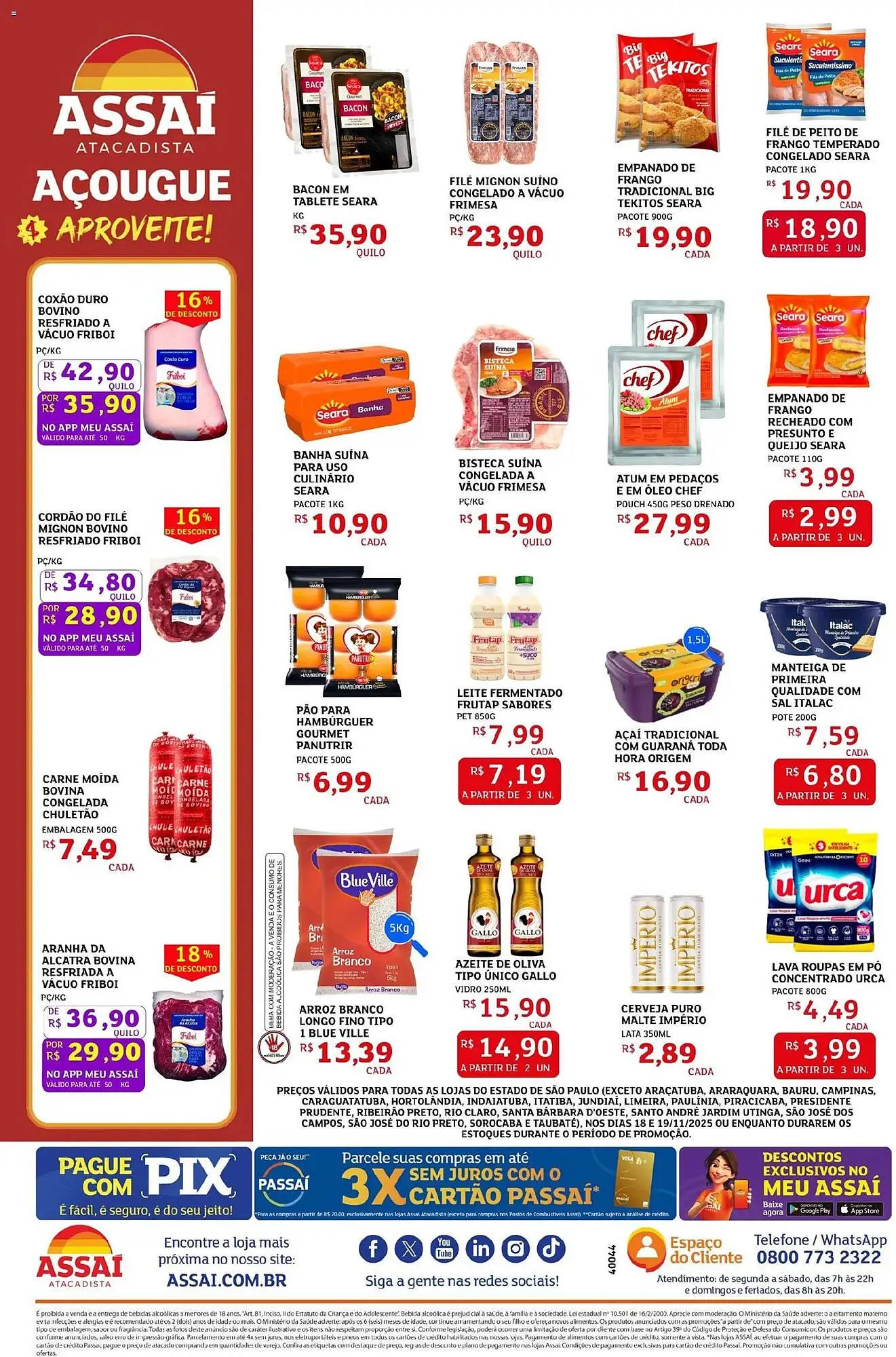 Encarte de Encarte Assaí Atacadista 18 de novembro até 19 de novembro 2025 - Pagina 2
