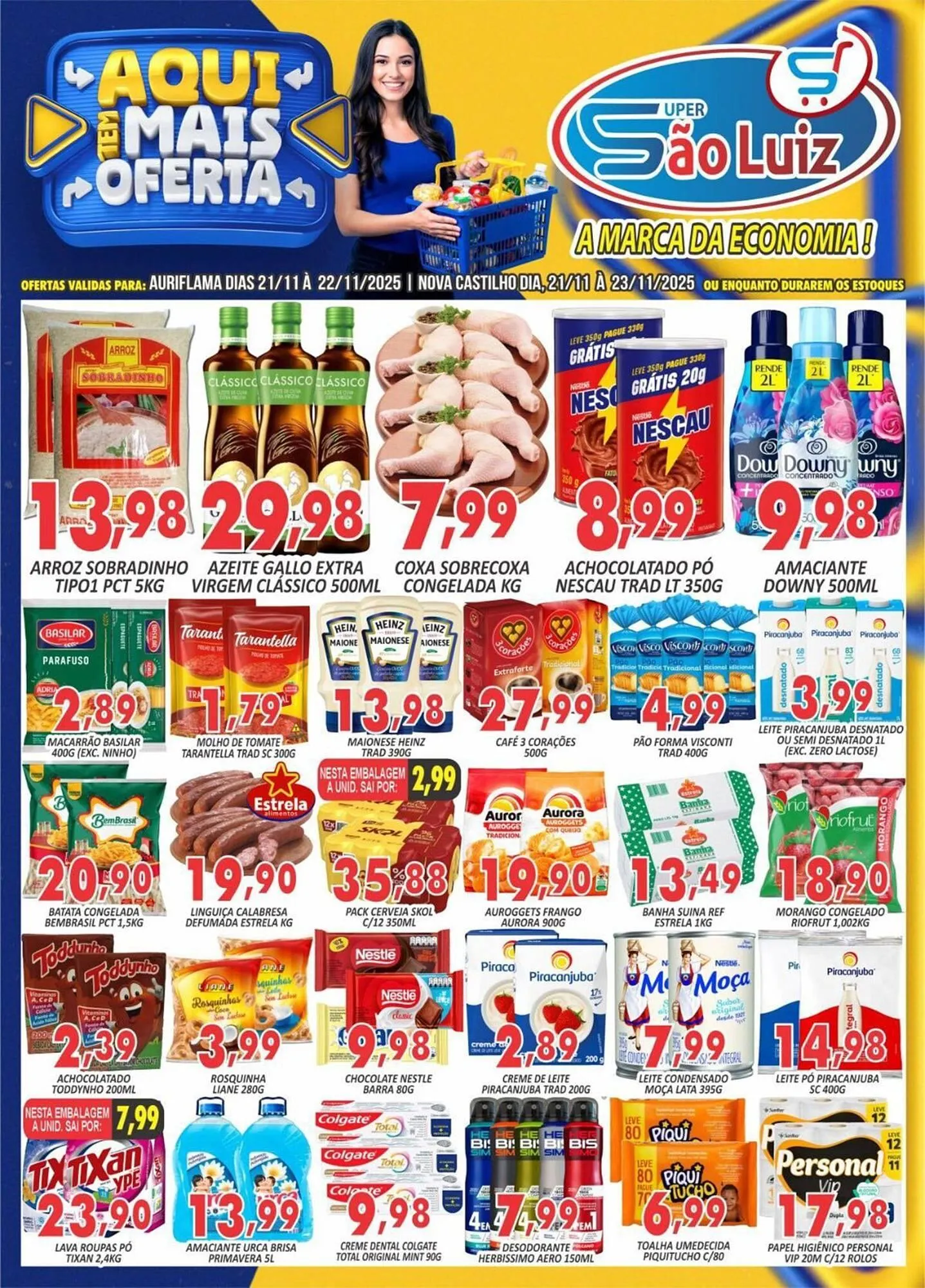 Encarte de Catálogo Super São Luiz 21 de novembro até 23 de novembro 2025 - Pagina 1