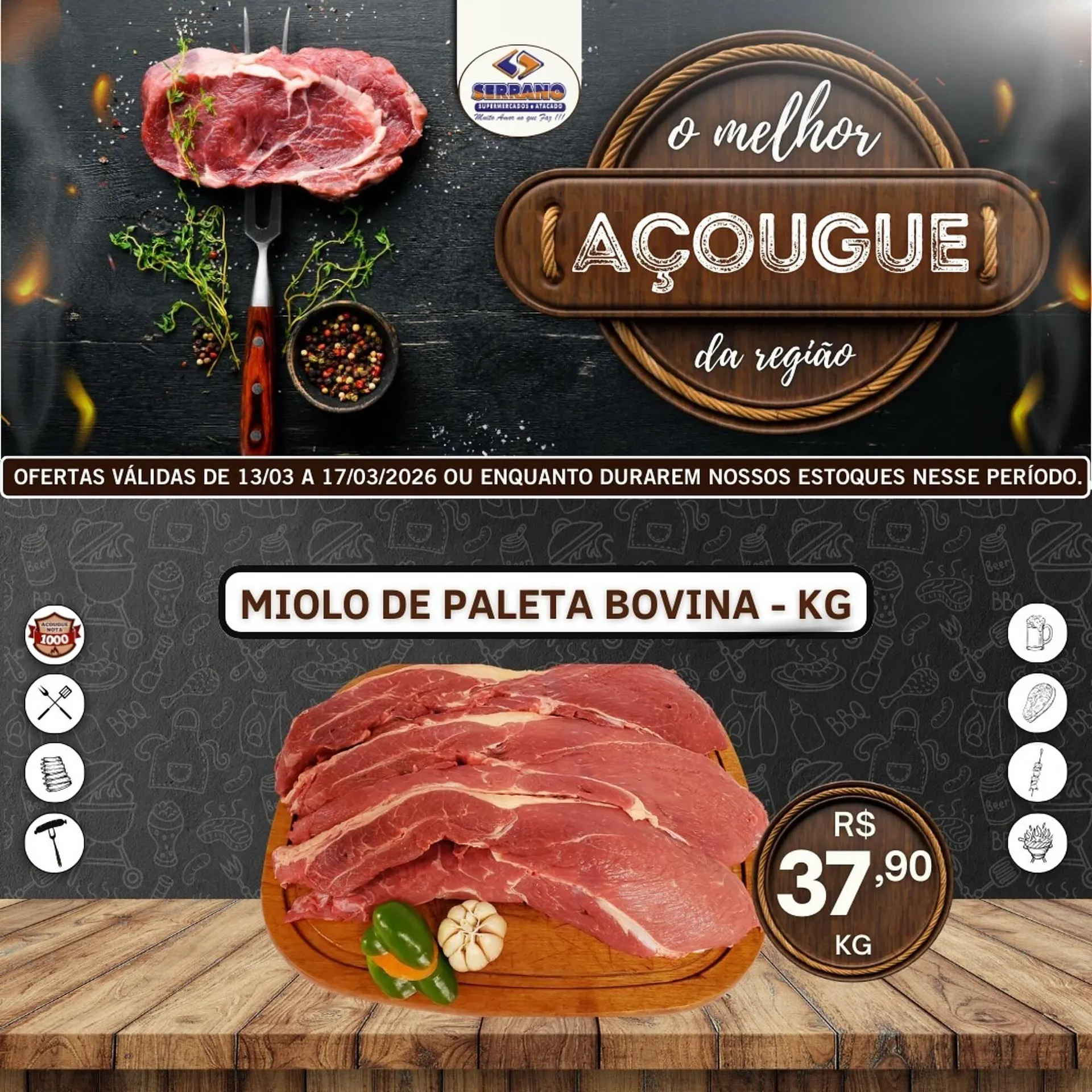 Encarte de Catálogo Serrano Supermercado 14 de março até 17 de março 2026 - Pagina 4