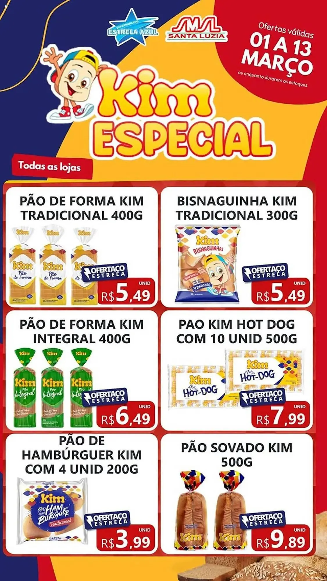 Encarte de Catálogo Supermercado Estrela Azul 3 de março até 13 de março 2025 - Pagina 1