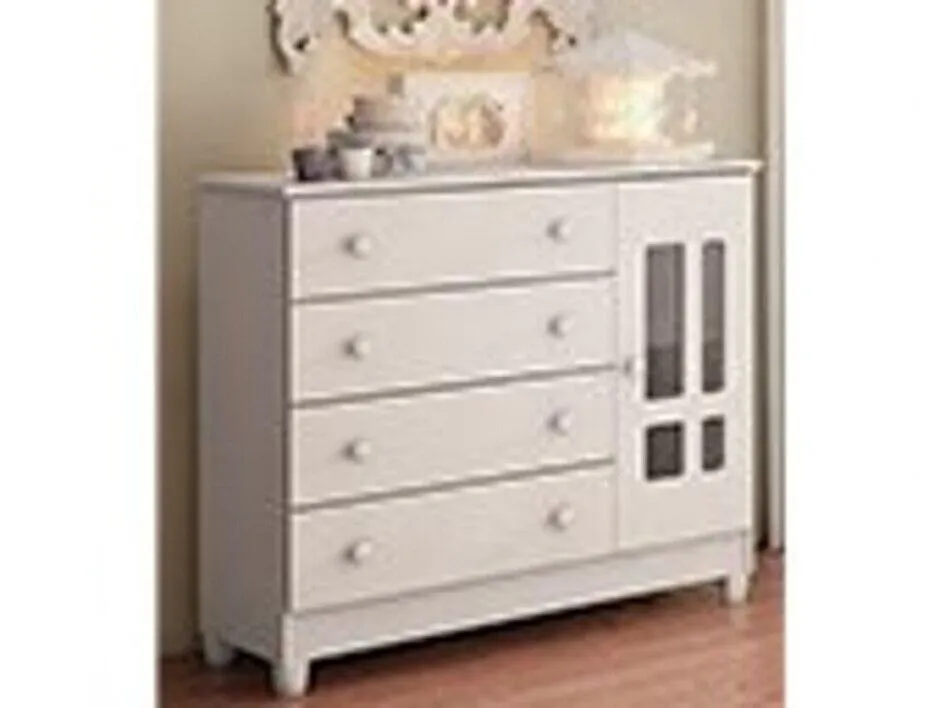 Cômoda Fraldário Ariel Carolina - Branco