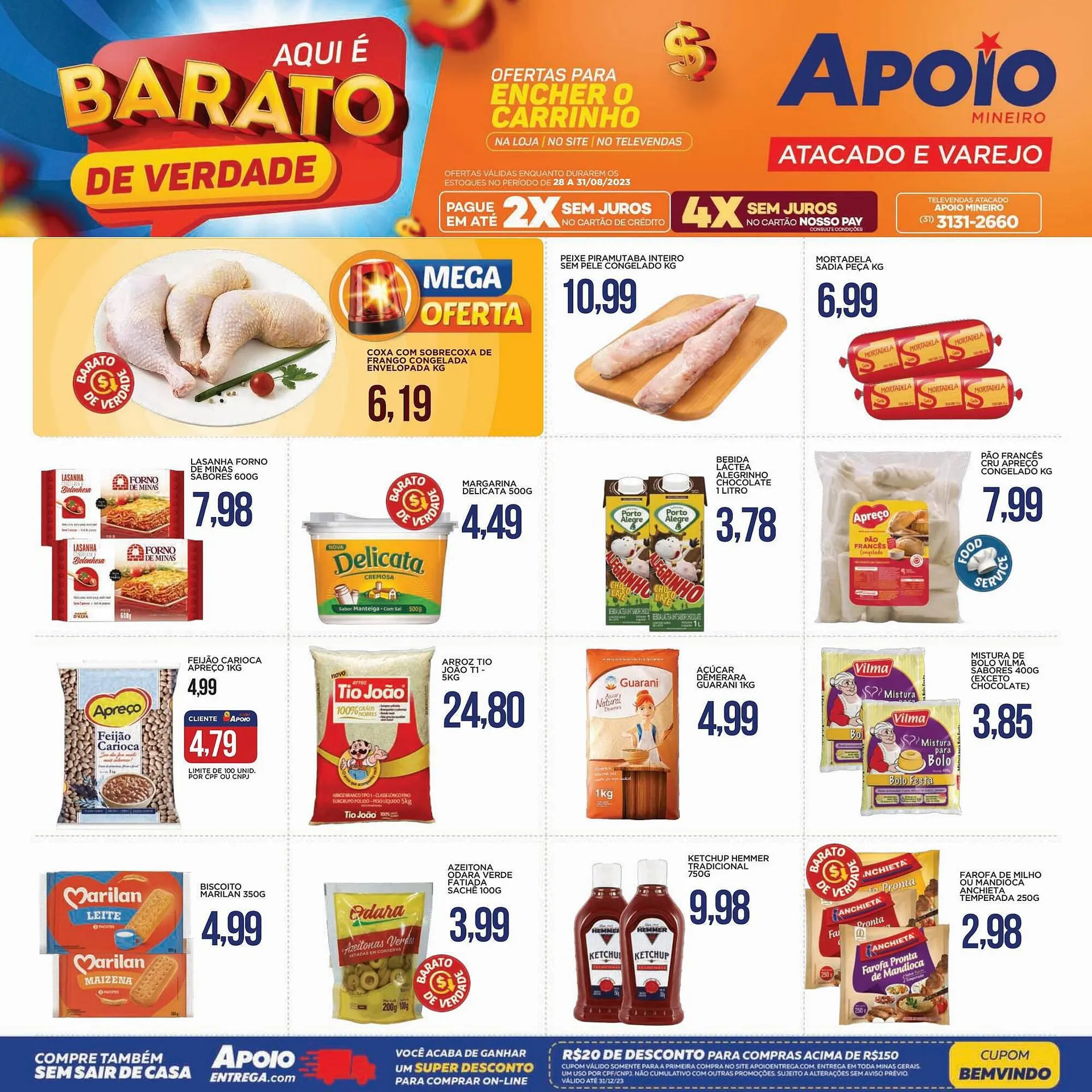 Encarte de Catálogo Apoio Mineiro 28 de agosto até 31 de agosto 2023 - Pagina 1