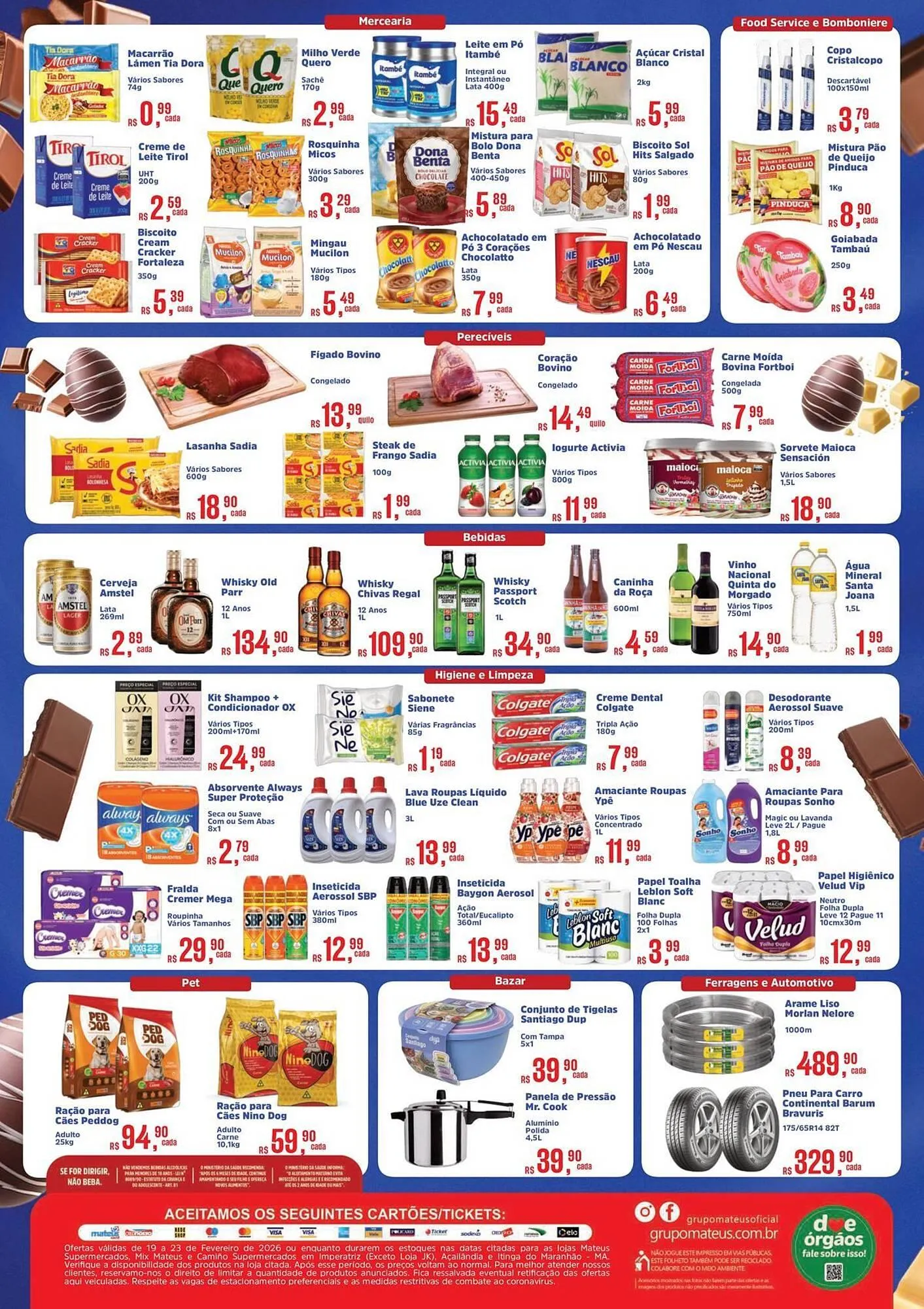Encarte de Catálogo Supermercados Mateus 19 de fevereiro até 23 de fevereiro 2026 - Pagina 2