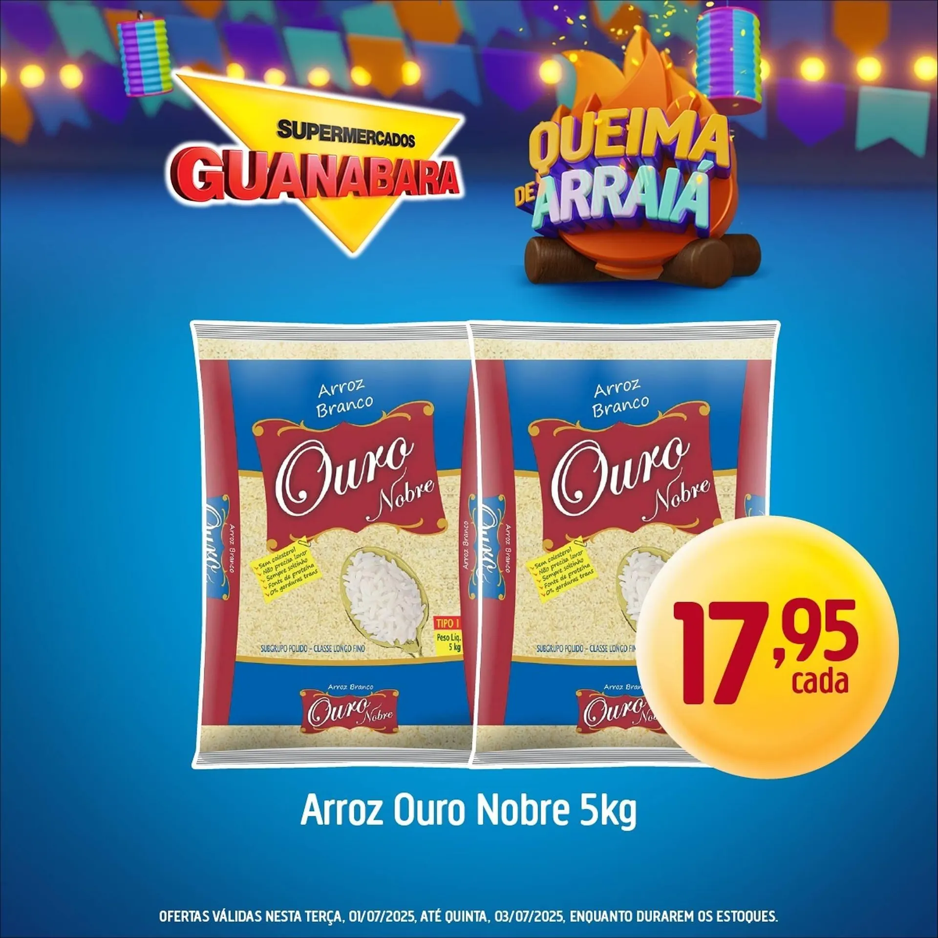Encarte de Catálogo Supermercados Guanabara 1 de julho até 1 de julho 2025 - Pagina 1
