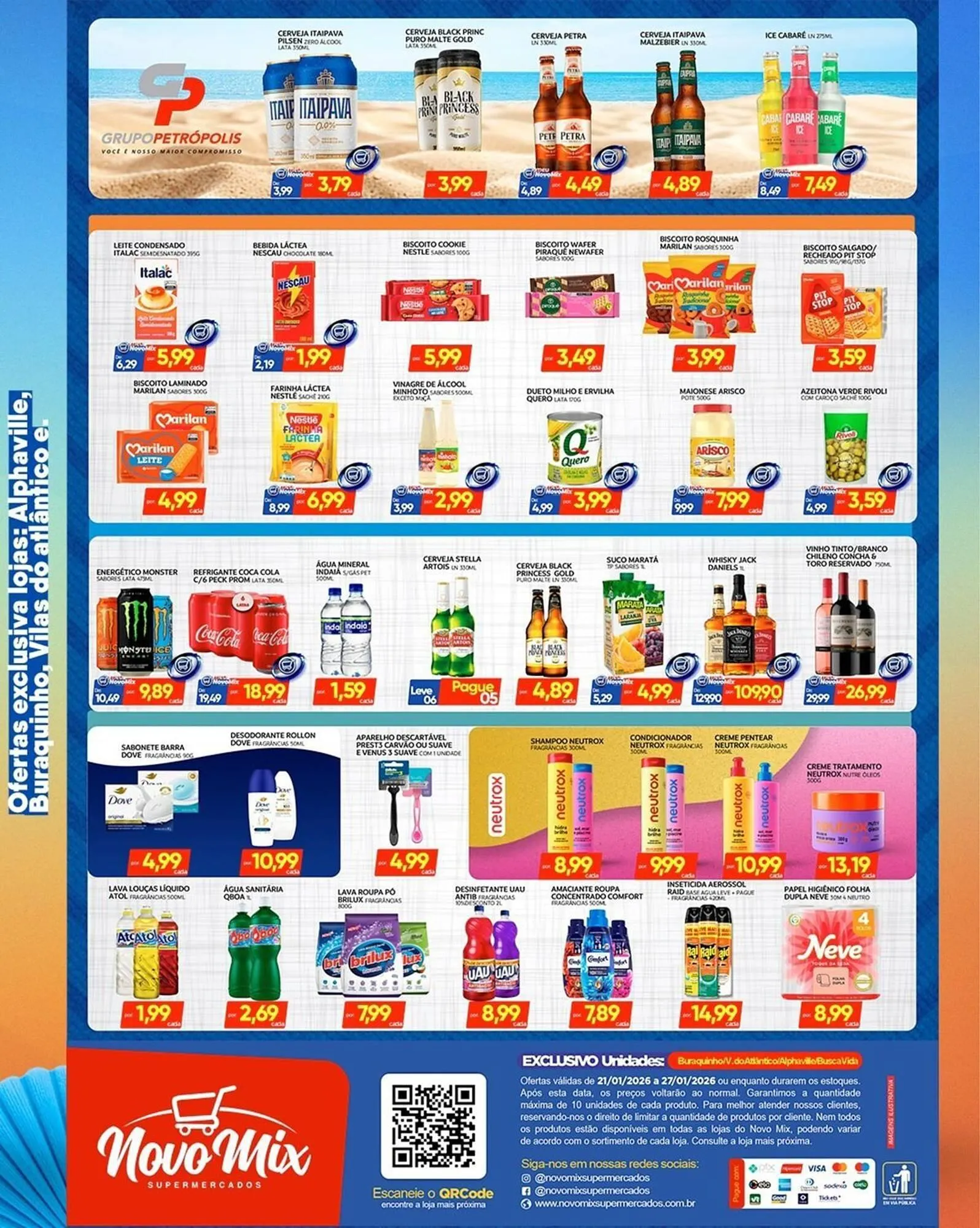 Encarte de Encarte Novo Mix 21 de janeiro até 27 de janeiro 2026 - Pagina 1