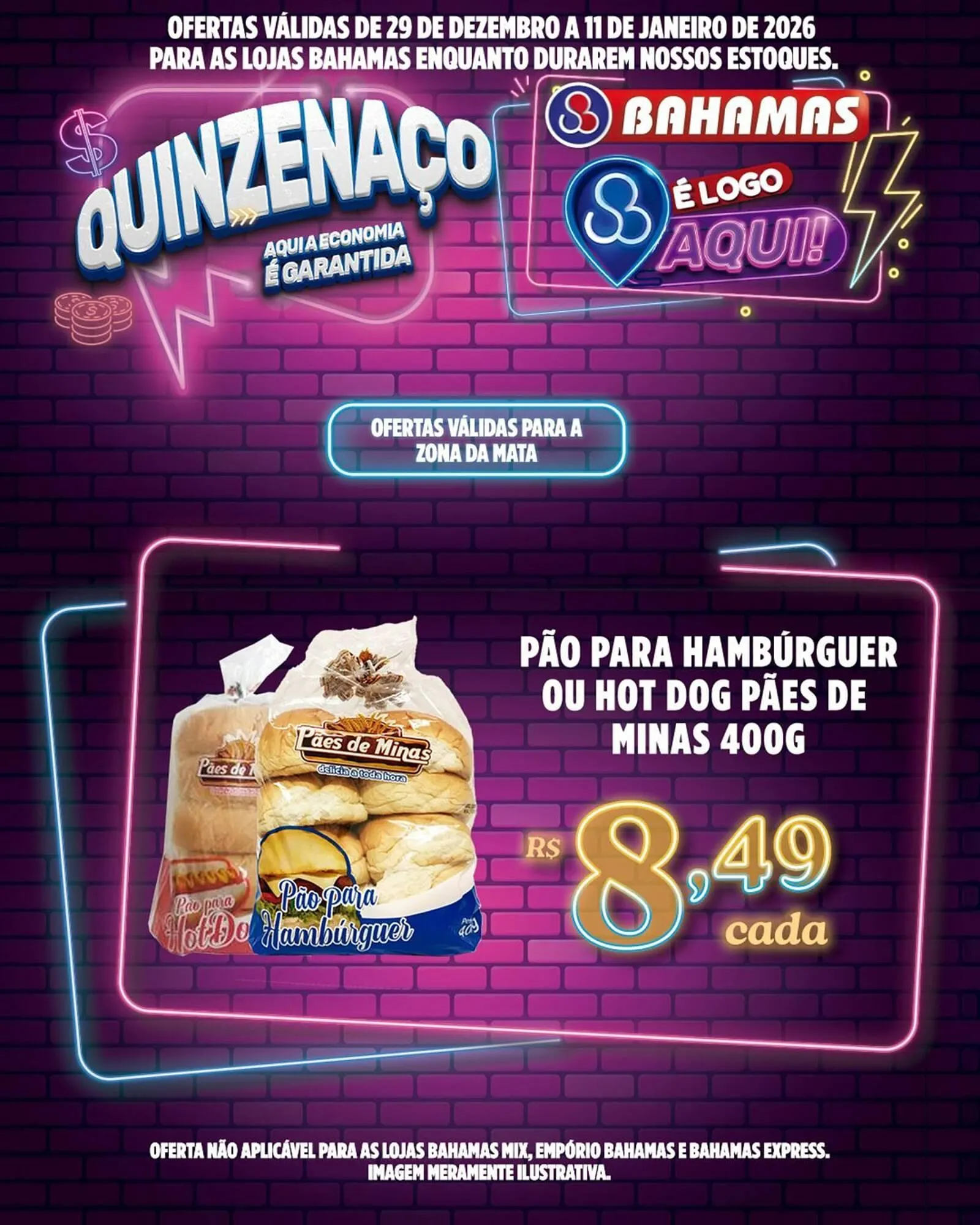 Encarte de Catálogo Bahamas Supermercados 31 de dezembro até 11 de janeiro 2026 - Pagina 1