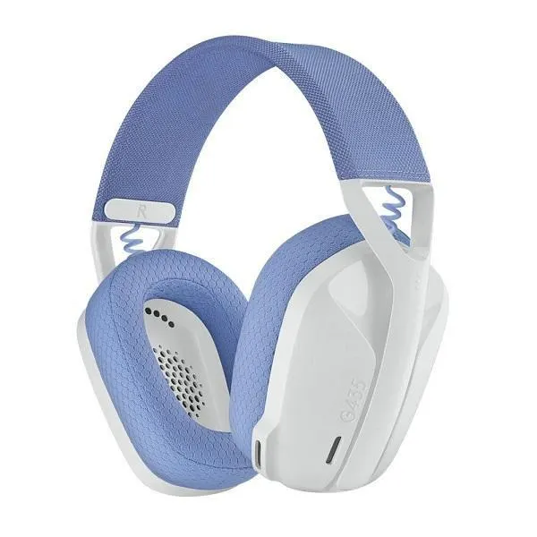 Fone Headset Gamer G435, Lightspeed e Bluetooth, sem Fio, Branco, 981-001073, LOGITECH G