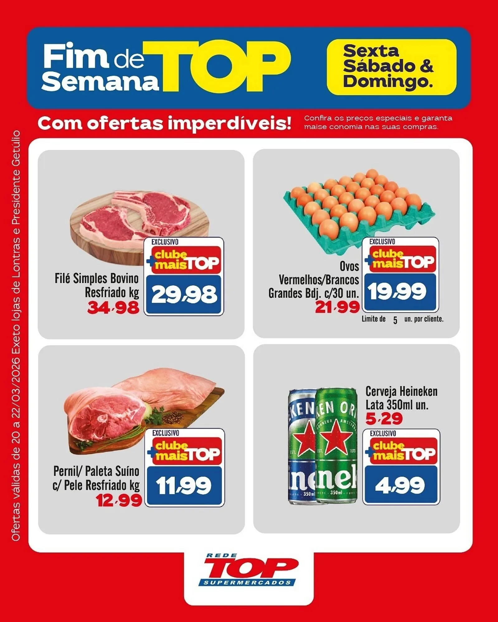 Encarte de Encarte Rede Top 20 de março até 22 de março 2026 - Pagina 1