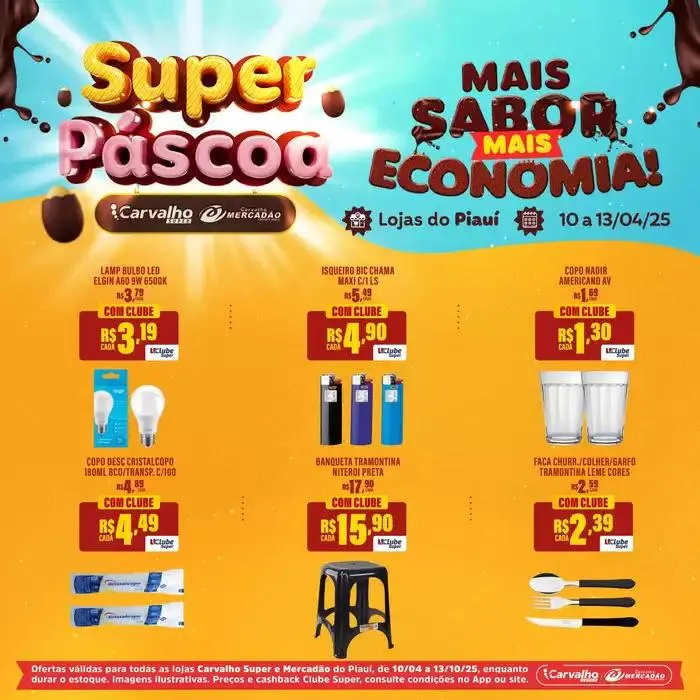 Encarte de Encarte Carvalho Supermercado 10 de abril até 13 de abril 2025 - Pagina 6