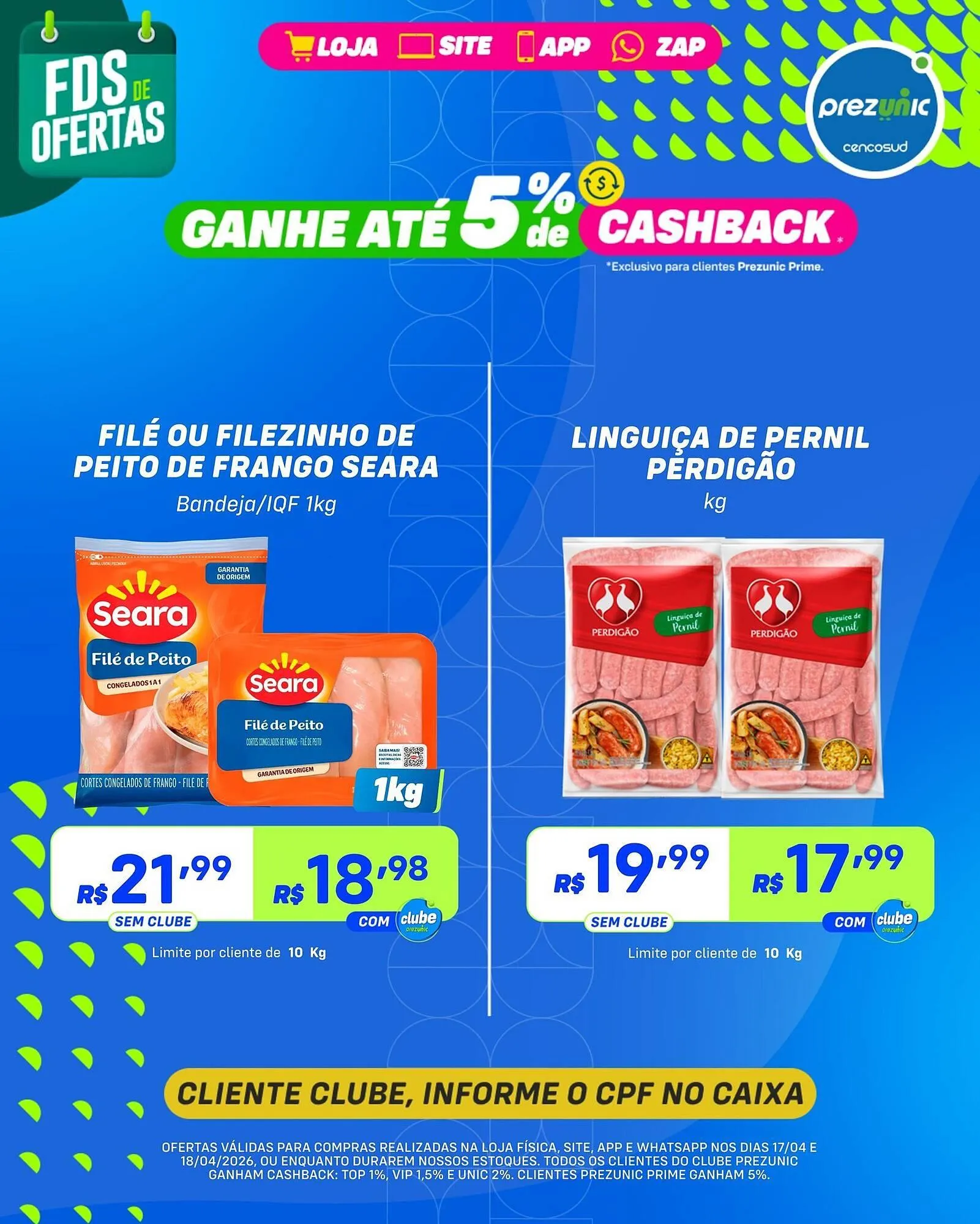 Encarte de Encarte Prezunic 17 de abril até 18 de abril 2026 - Pagina 3