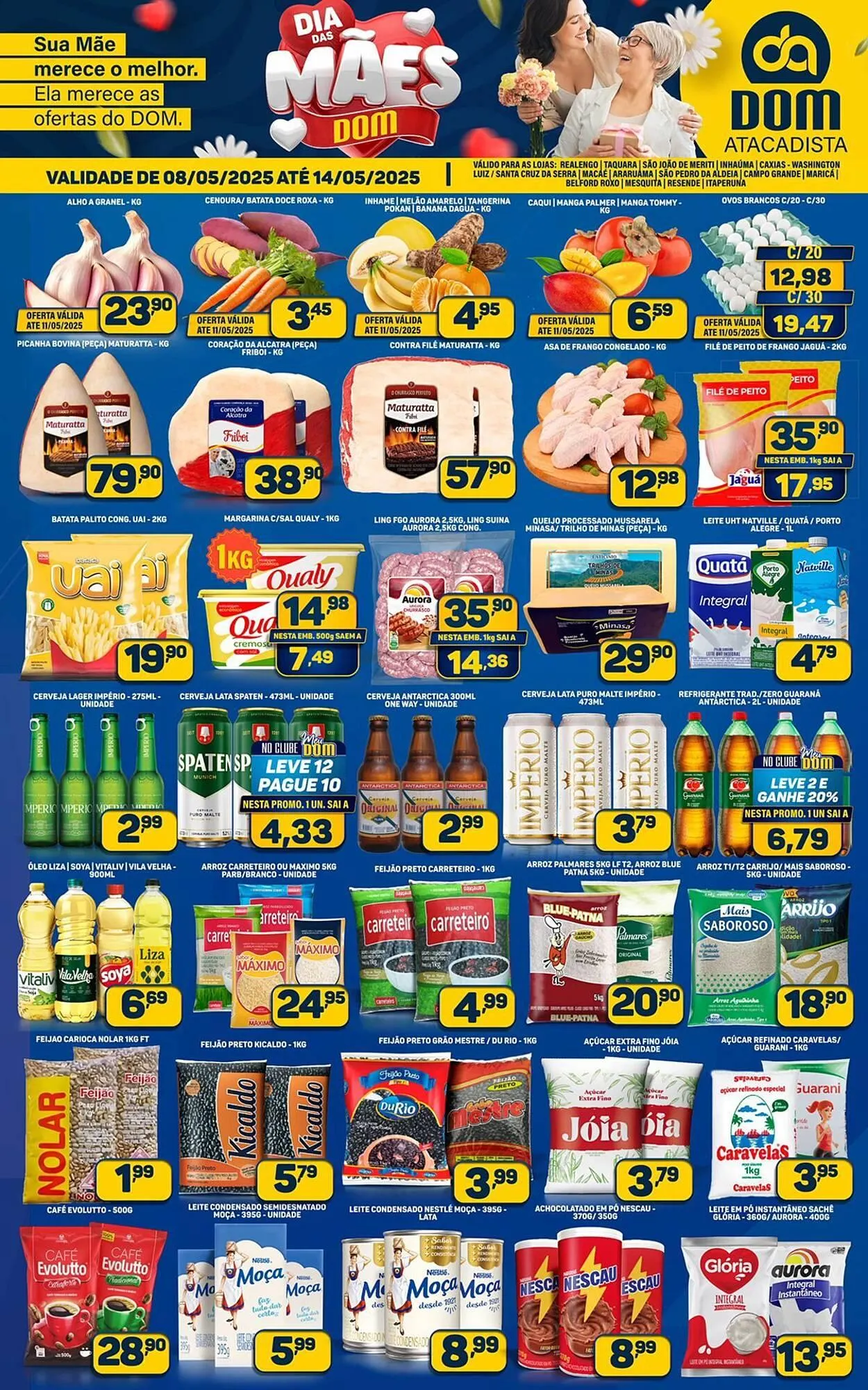 Encarte de Catálogo Dom Atacadista 9 de maio até 14 de maio 2025 - Pagina 1